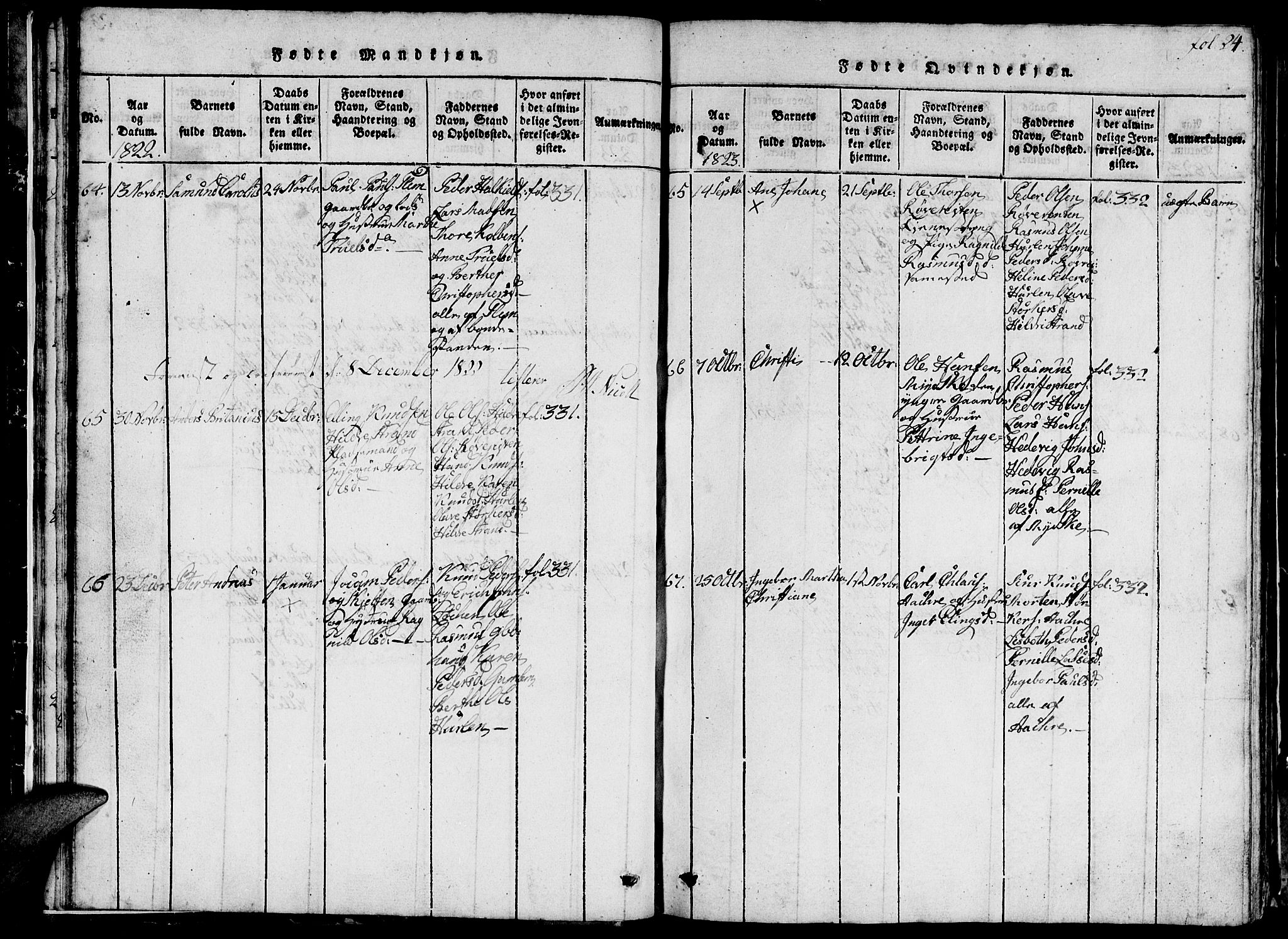 Ministerialprotokoller, klokkerbøker og fødselsregistre - Møre og Romsdal, SAT/A-1454/536/L0506: Klokkerbok nr. 536C01, 1818-1859, s. 24