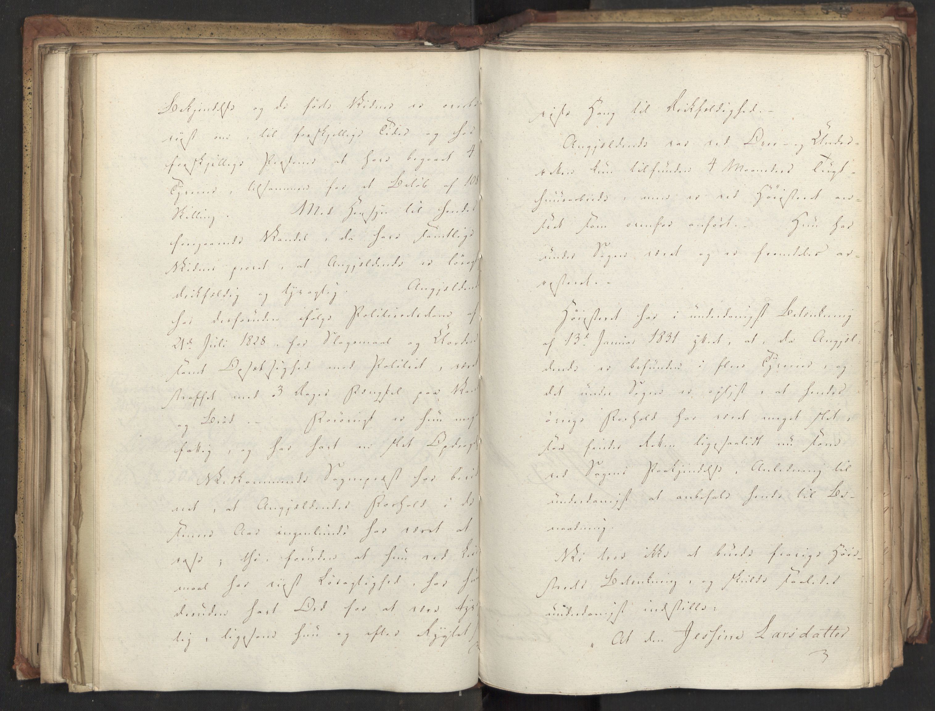 Statsrådsavdelingen i Stockholm, AV/RA-S-1003/D/Da/L0069: Regjeringsinnstillinger nr. 877-1046, 1831, s. 208