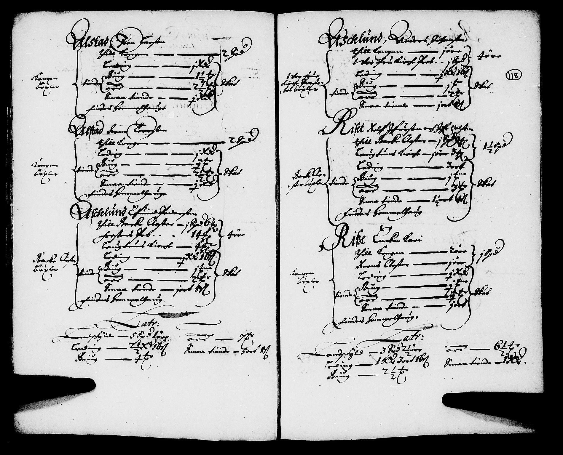 Rentekammeret inntil 1814, Realistisk ordnet avdeling, AV/RA-EA-4070/N/Nb/Nba/L0054: Stjørdal len, 1669, s. 117b-118a