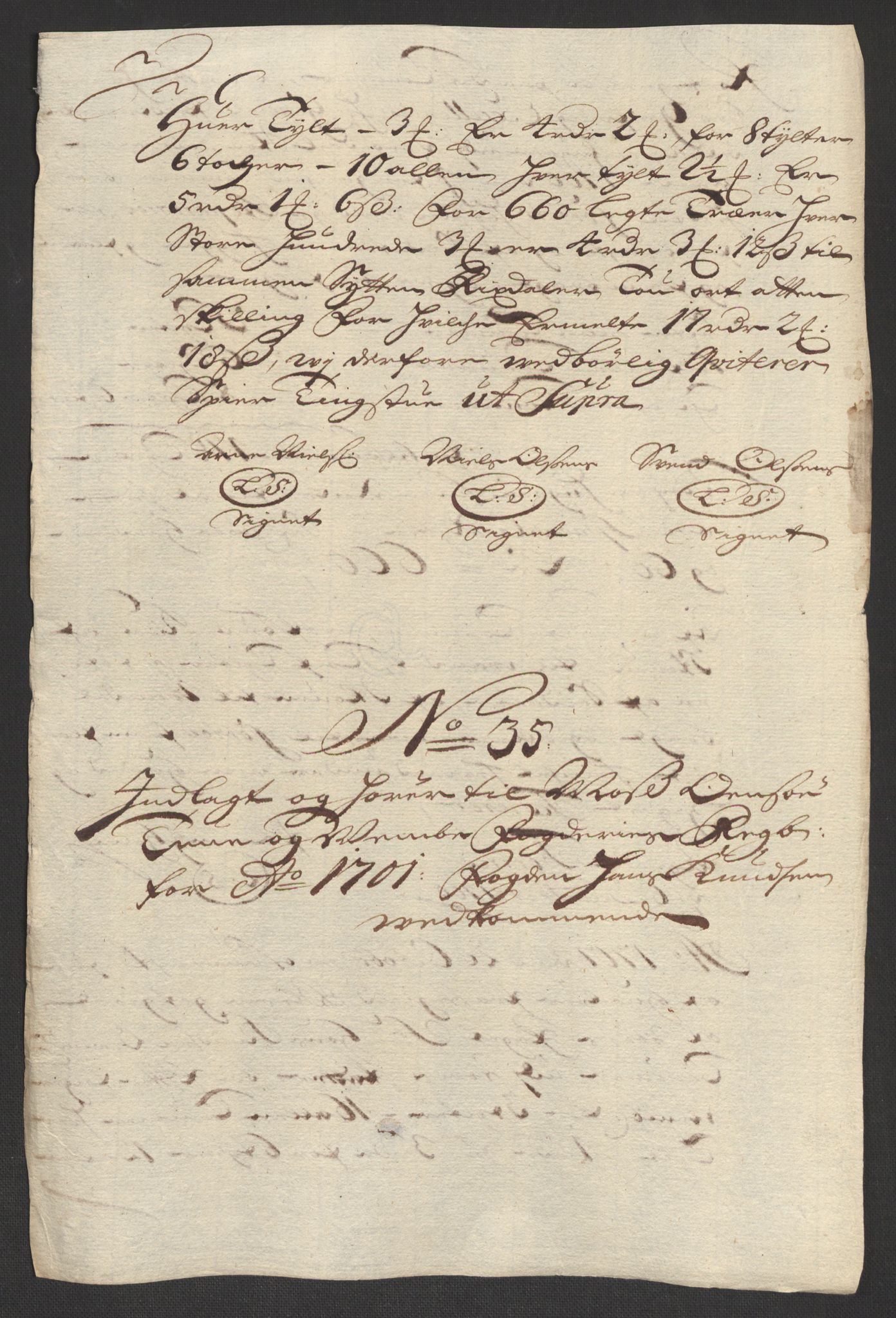 Rentekammeret inntil 1814, Reviderte regnskaper, Fogderegnskap, AV/RA-EA-4092/R04/L0130: Fogderegnskap Moss, Onsøy, Tune, Veme og Åbygge, 1701, s. 257