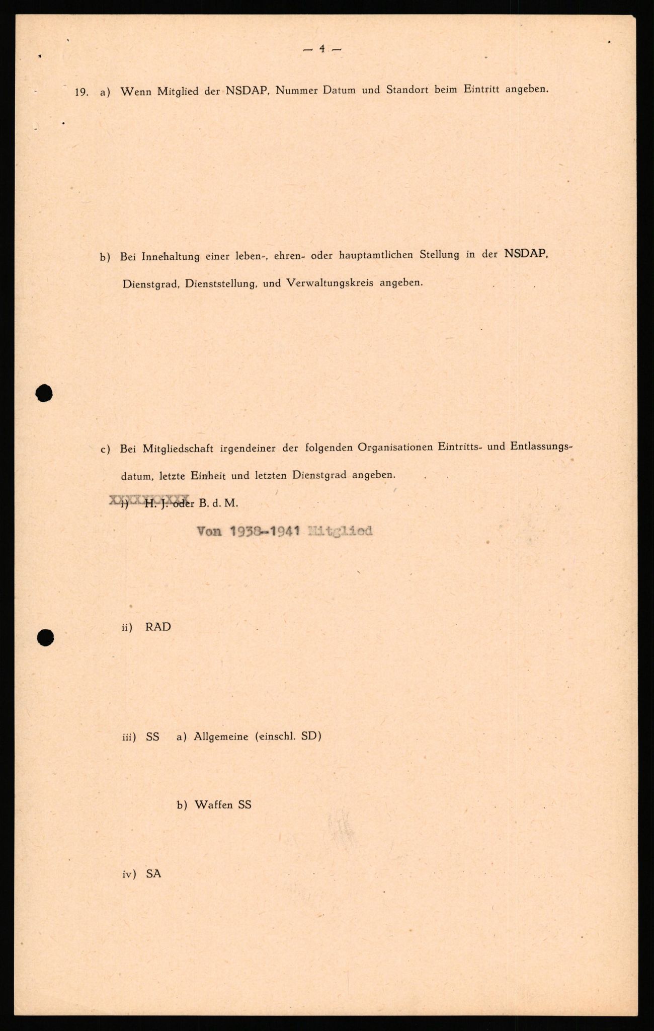 Forsvaret, Forsvarets overkommando II, AV/RA-RAFA-3915/D/Db/L0039: CI Questionaires. Tyske okkupasjonsstyrker i Norge. Østerrikere., 1945-1946, s. 317