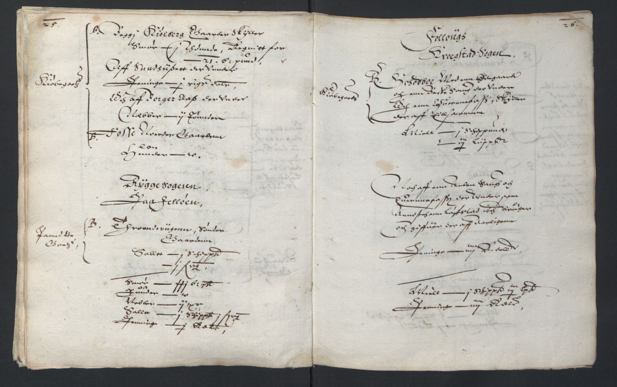 Stattholderembetet 1572-1771, AV/RA-EA-2870/Ek/L0007/0001: Jordebøker til utlikning av rosstjeneste 1624-1626: / Adelsjordebøker, 1624-1625, s. 23