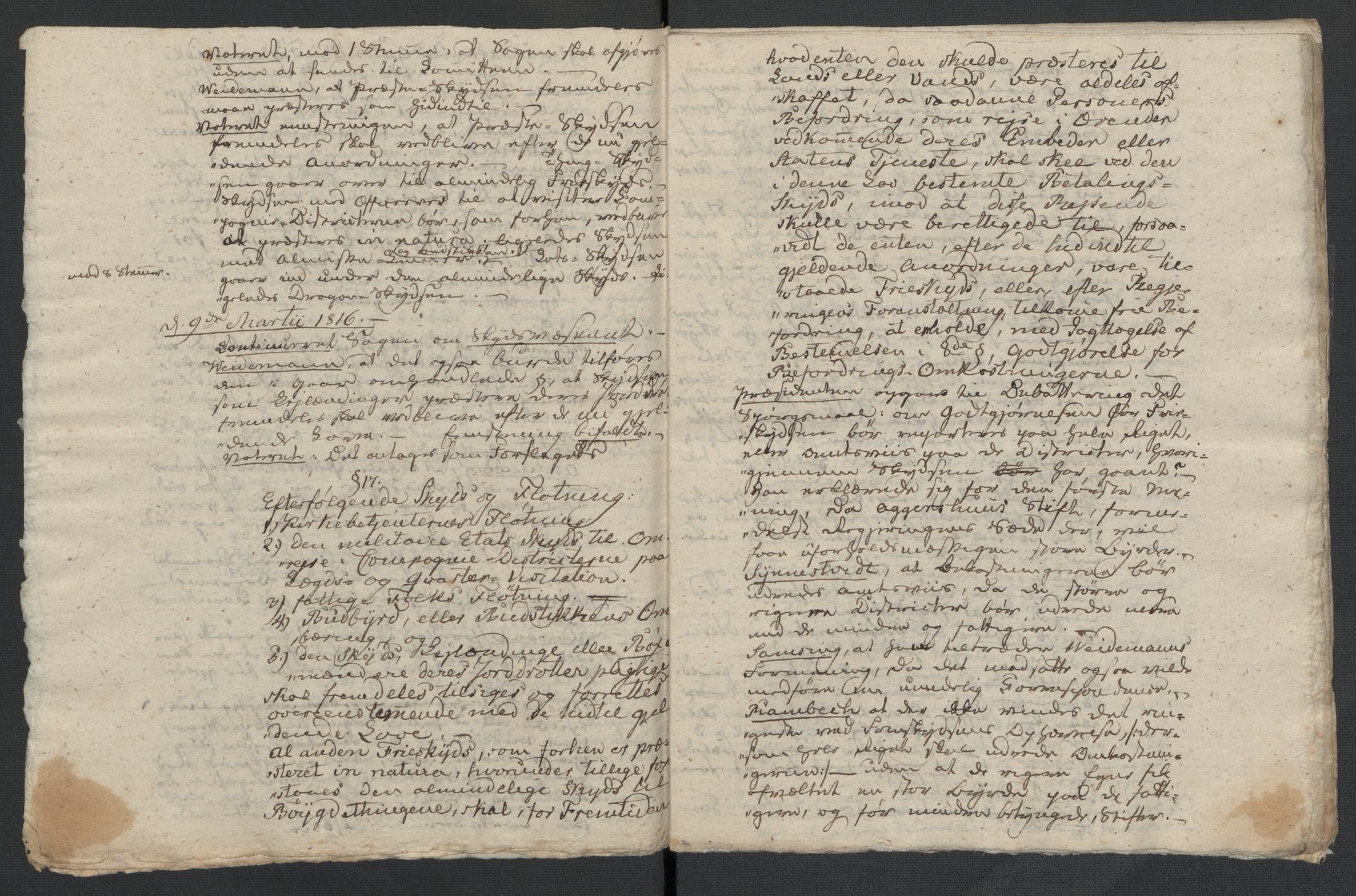 Christie, Wilhelm Frimann Koren, AV/RA-PA-0014/F/L0005: Christies dokumenter fra Stortinget, 1815-1816, s. 769