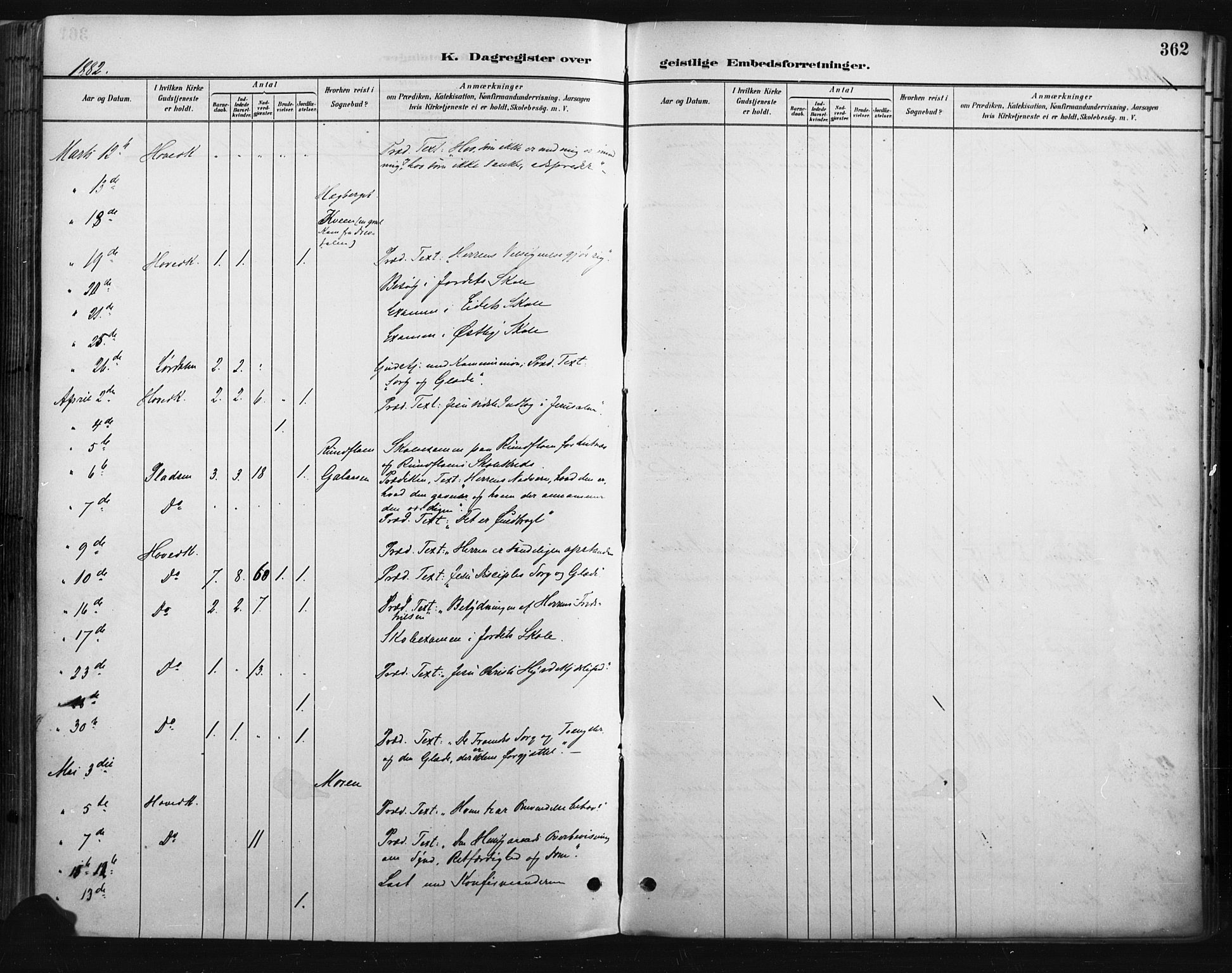 Trysil prestekontor, AV/SAH-PREST-046/H/Ha/Haa/L0009: Ministerialbok nr. 9, 1881-1897, s. 362