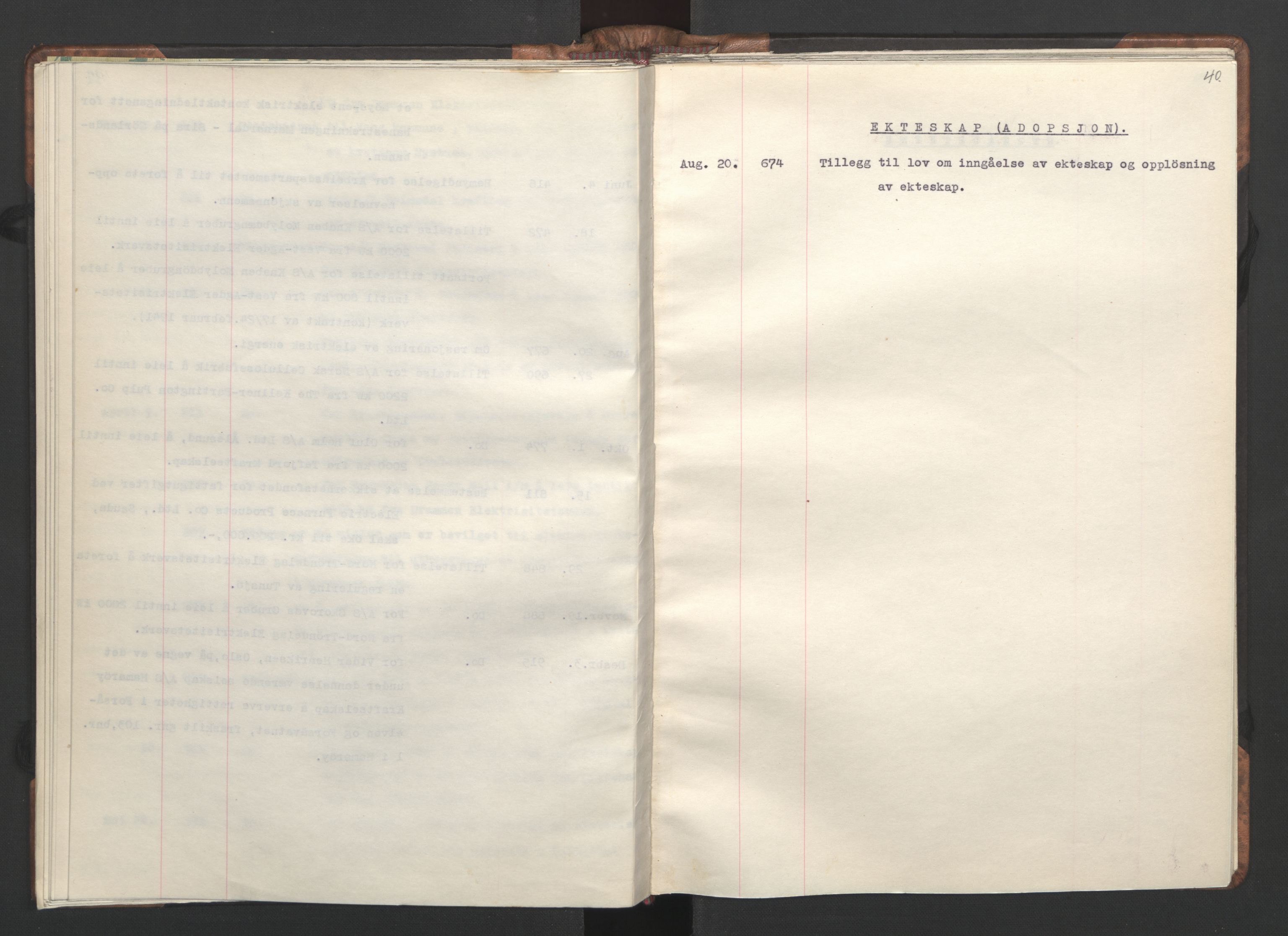 NS-administrasjonen 1940-1945 (Statsrådsekretariatet, de kommisariske statsråder mm), AV/RA-S-4279/D/Da/L0002: Register (RA j.nr. 985/1943, tilgangsnr. 17/1943), 1942, s. 43
