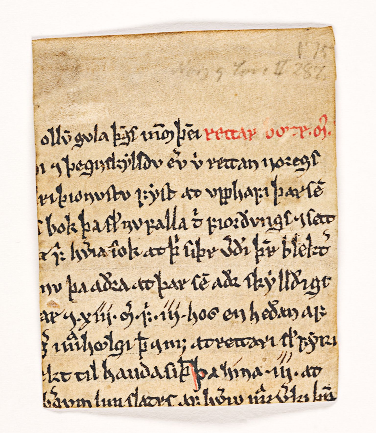 Riksarkivets diplomsamling, RA/EA-5965/F26/L0002: Norrøne membranfragmenter bestand 2-9 (10), 1100-1536, s. 291