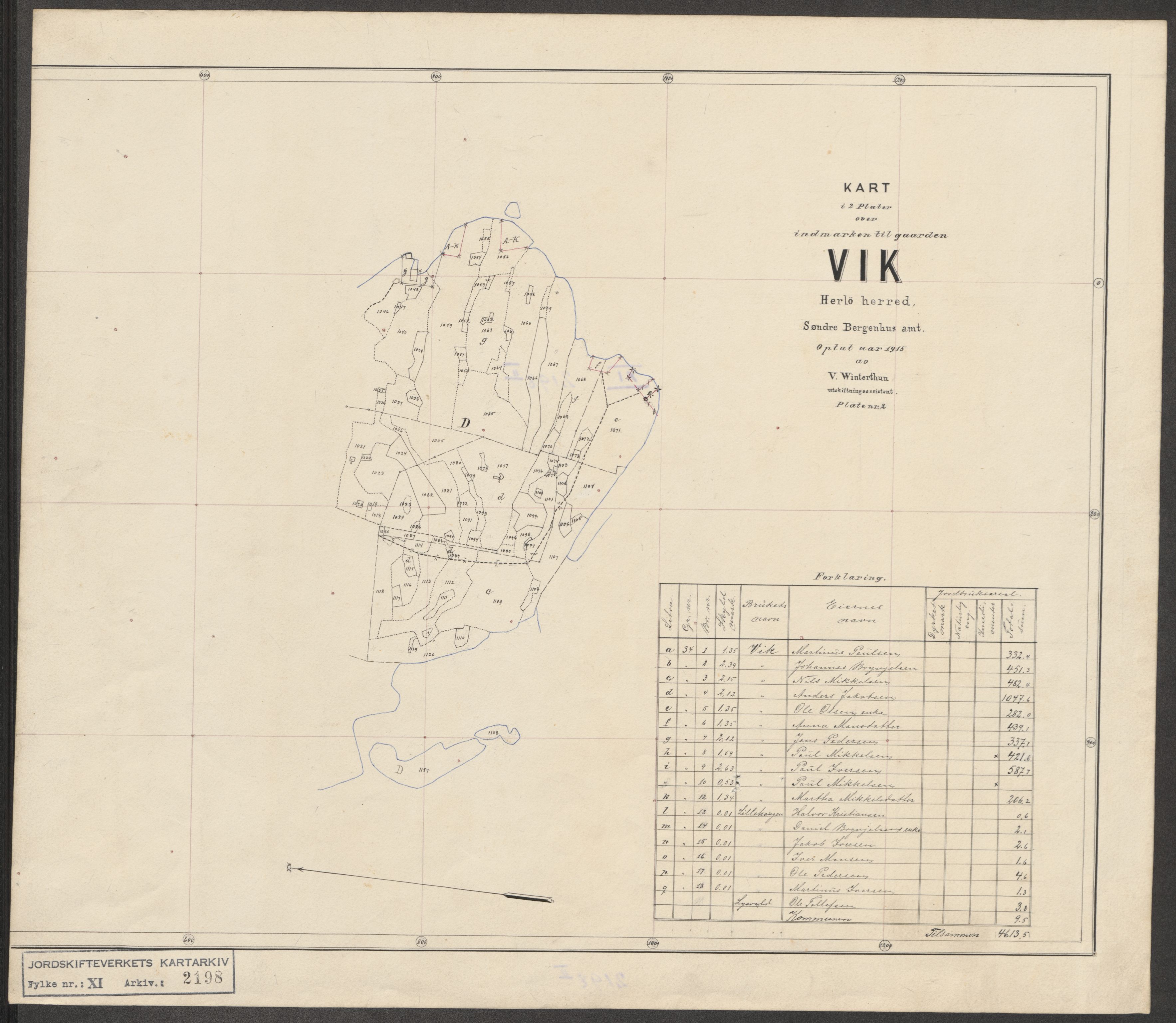 Jordskifteverkets kartarkiv, RA/S-3929/T, 1859-1988, s. 2448