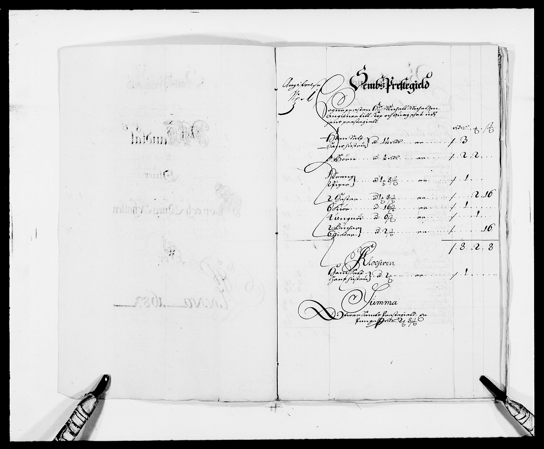 Rentekammeret inntil 1814, Reviderte regnskaper, Fogderegnskap, AV/RA-EA-4092/R32/L1853: Fogderegnskap Jarlsberg grevskap, 1683, s. 150