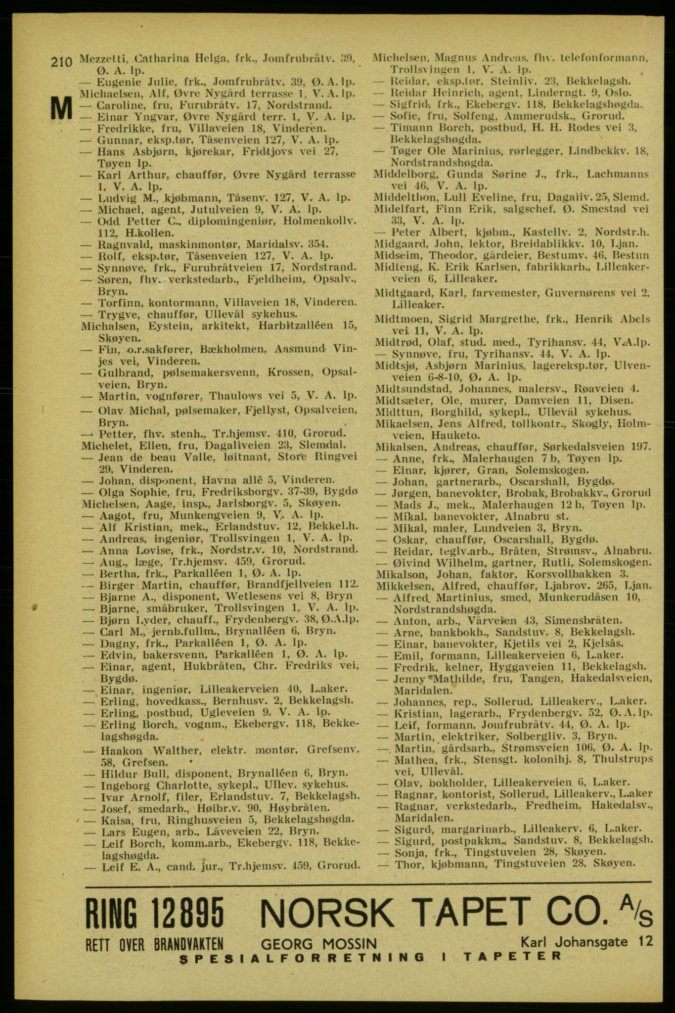 Aker adressebok/adressekalender, PUBL/001/A/005: Aker adressebok, 1934-1935, s. 210