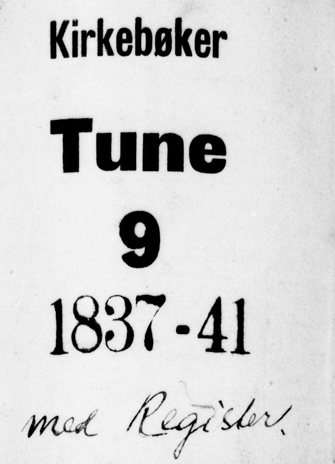 Tune prestekontor Kirkebøker, AV/SAO-A-2007/F/Fa/L0008: Ministerialbok nr. 8, 1837-1841