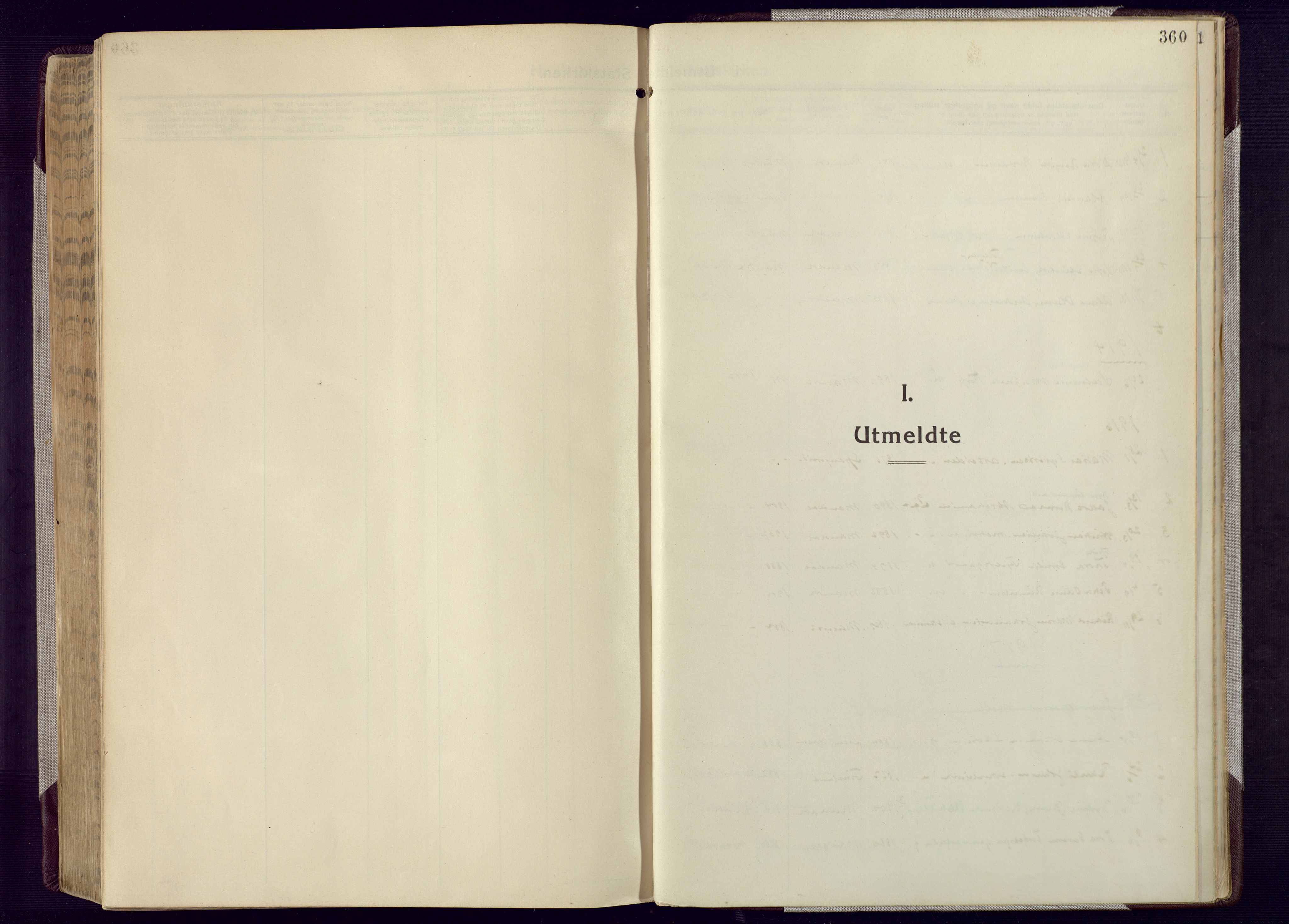 Mandal sokneprestkontor, AV/SAK-1111-0030/F/Fa/Fac/L0001: Ministerialbok nr. A 1, 1913-1925, s. 360