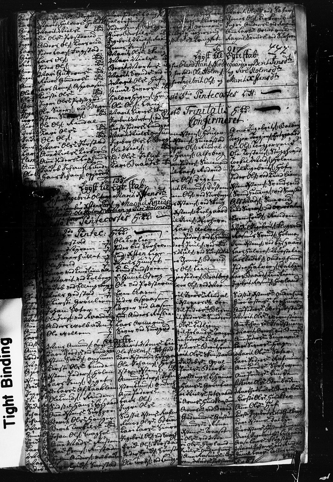 Fåberg prestekontor, AV/SAH-PREST-086/H/Ha/Hab/L0001: Klokkerbok nr. 1, 1727-1767, s. 446-447