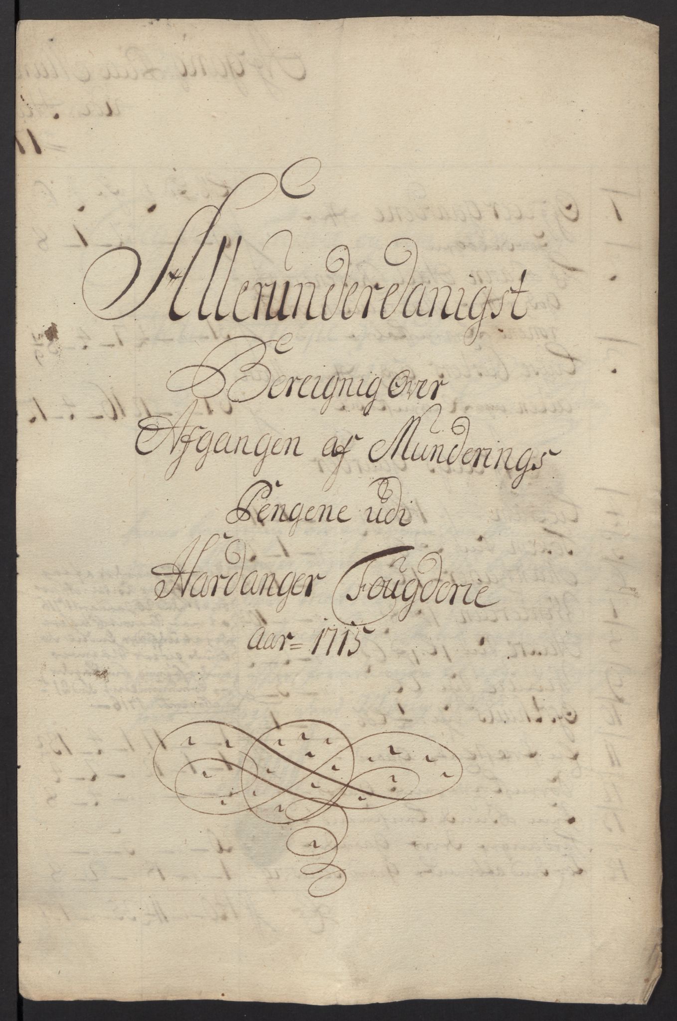 Rentekammeret inntil 1814, Reviderte regnskaper, Fogderegnskap, RA/EA-4092/R48/L2991: Fogderegnskap Sunnhordland og Hardanger, 1715, s. 495
