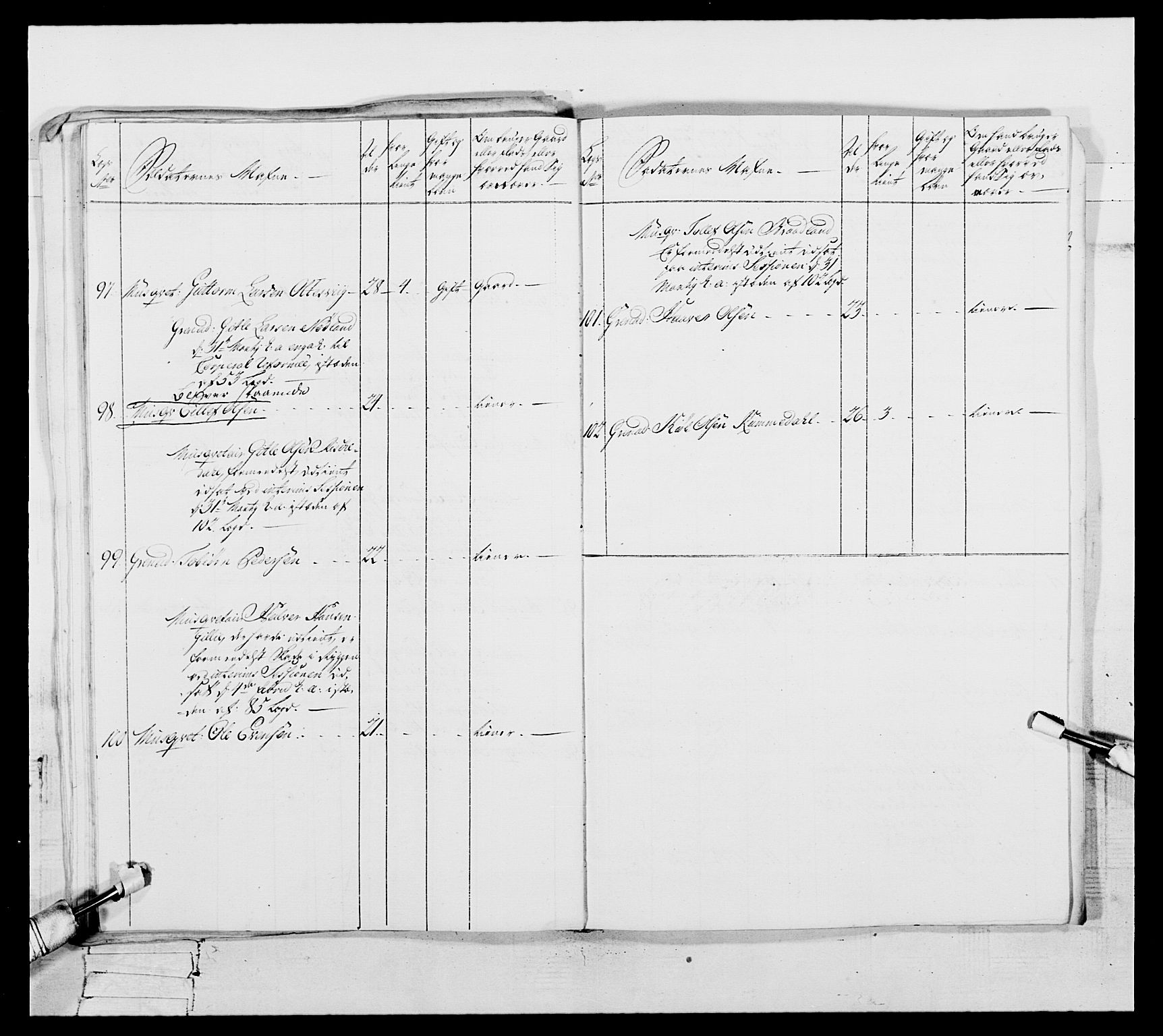 Generalitets- og kommissariatskollegiet, Det kongelige norske kommissariatskollegium, AV/RA-EA-5420/E/Eh/L0105: 2. Vesterlenske nasjonale infanteriregiment, 1766-1773, s. 309