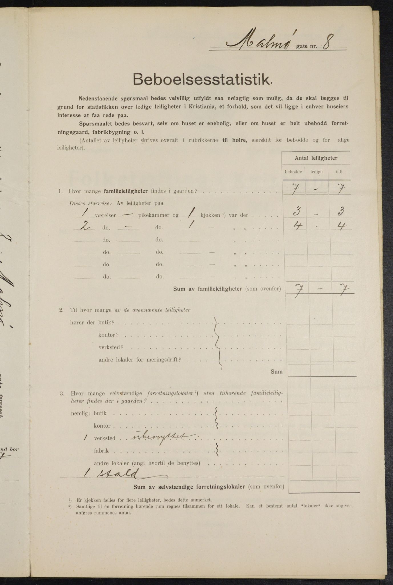 OBA, Kommunal folketelling 1.2.1914 for Kristiania, 1914, s. 59986