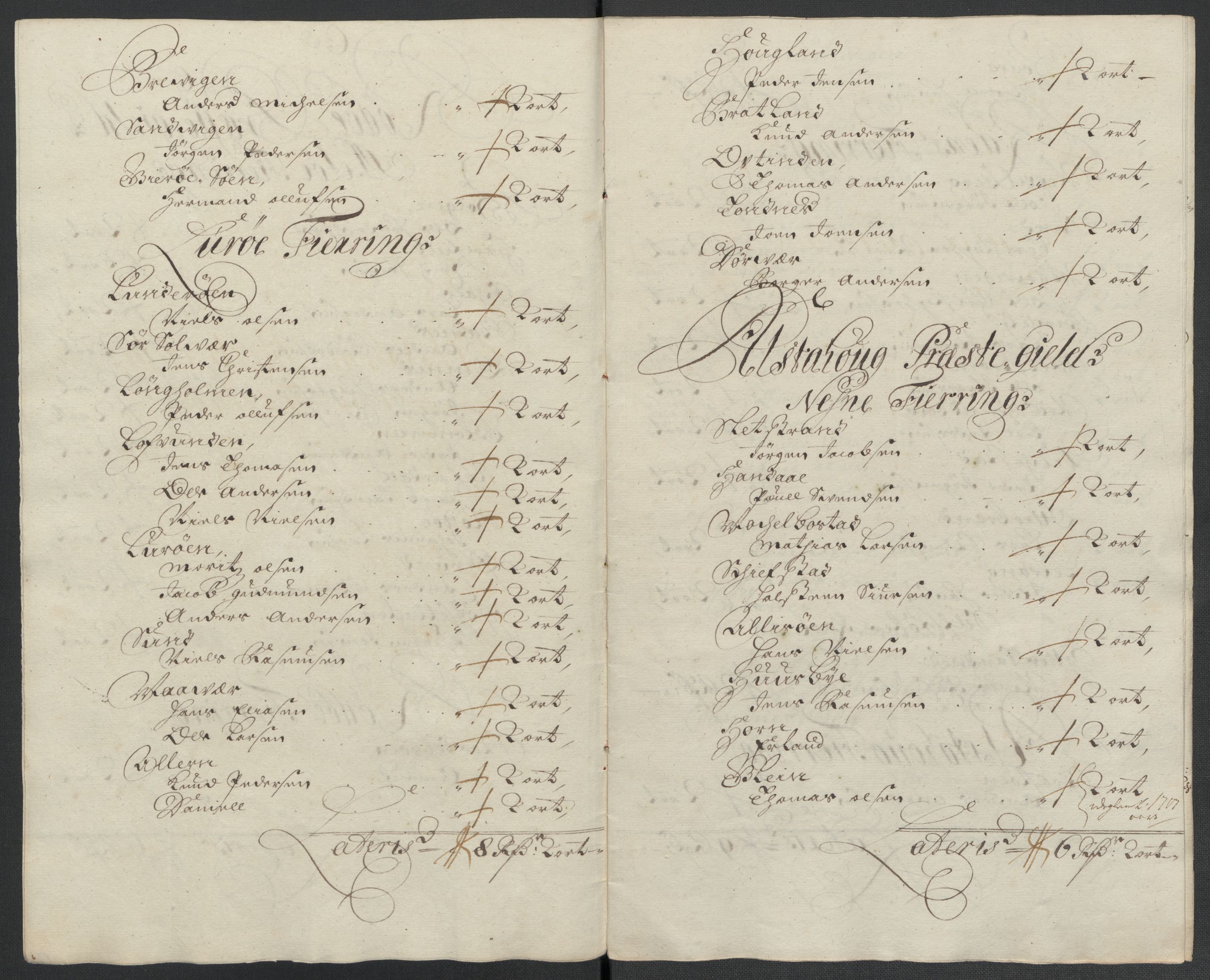 Rentekammeret inntil 1814, Reviderte regnskaper, Fogderegnskap, RA/EA-4092/R65/L4509: Fogderegnskap Helgeland, 1706-1707, s. 116