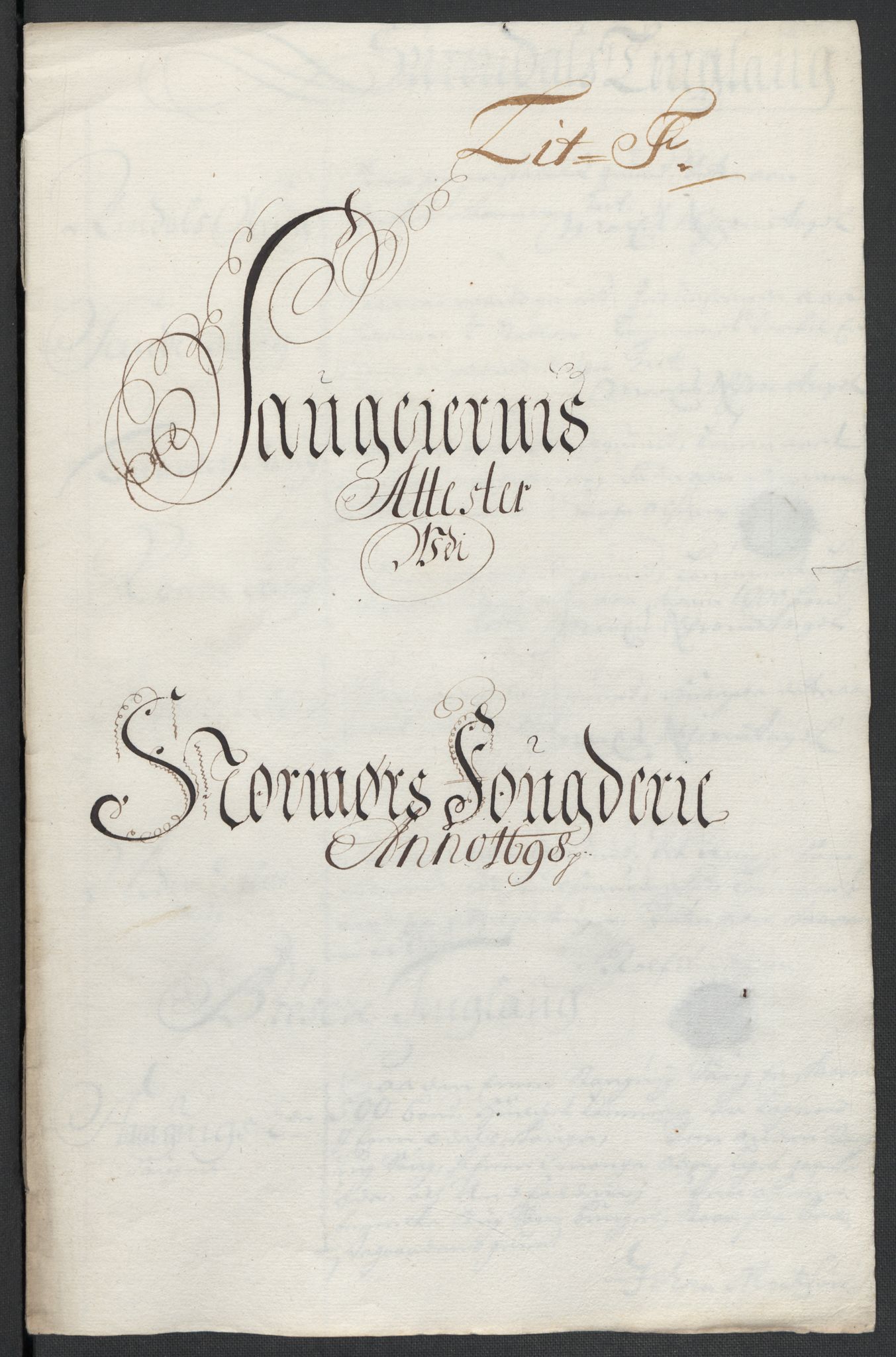 Rentekammeret inntil 1814, Reviderte regnskaper, Fogderegnskap, AV/RA-EA-4092/R56/L3737: Fogderegnskap Nordmøre, 1697-1698, s. 267