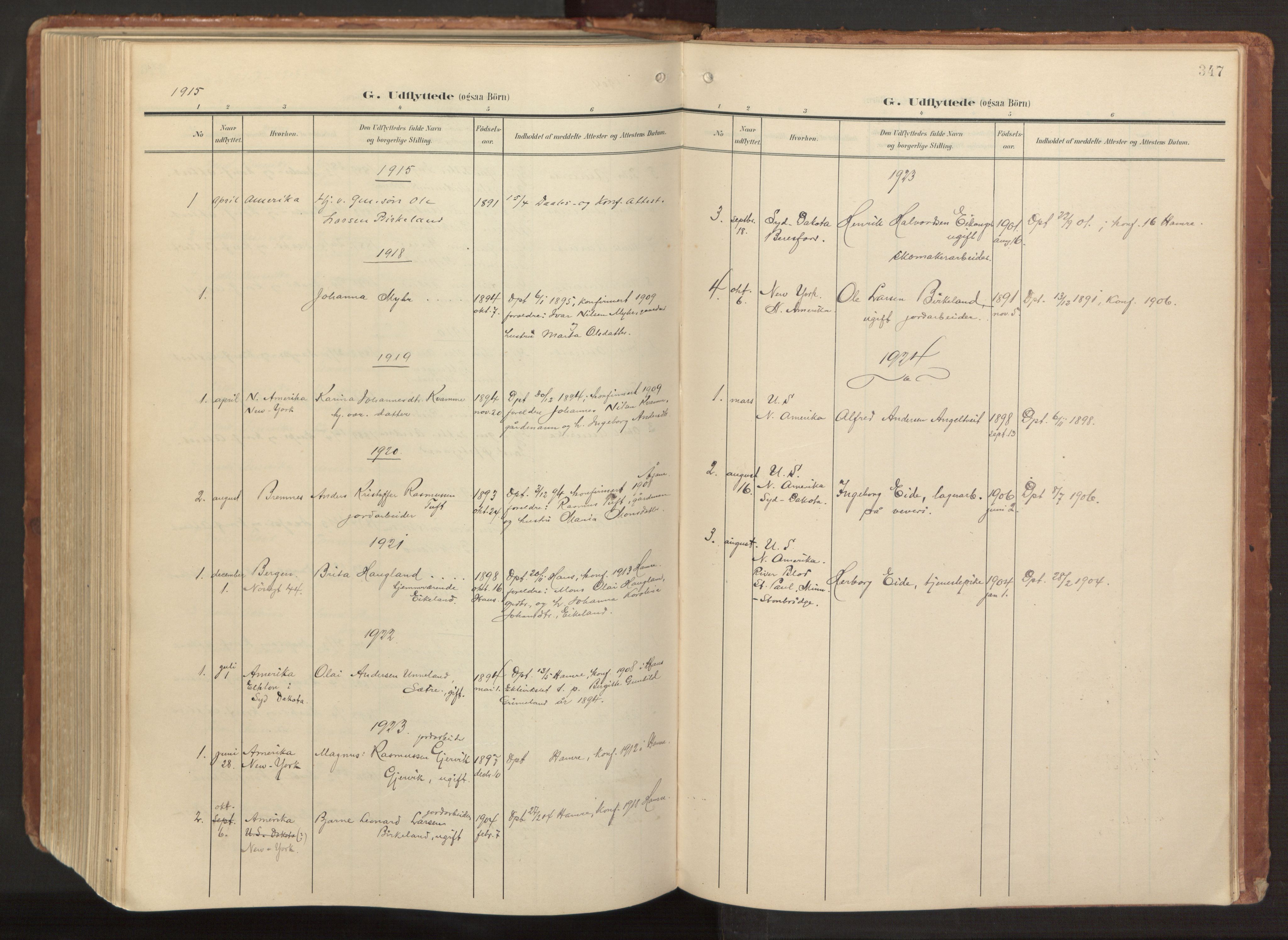 Hamre sokneprestembete, AV/SAB-A-75501/H/Ha/Haa/Haab/L0002: Ministerialbok nr. B 2, 1905-1924, s. 347