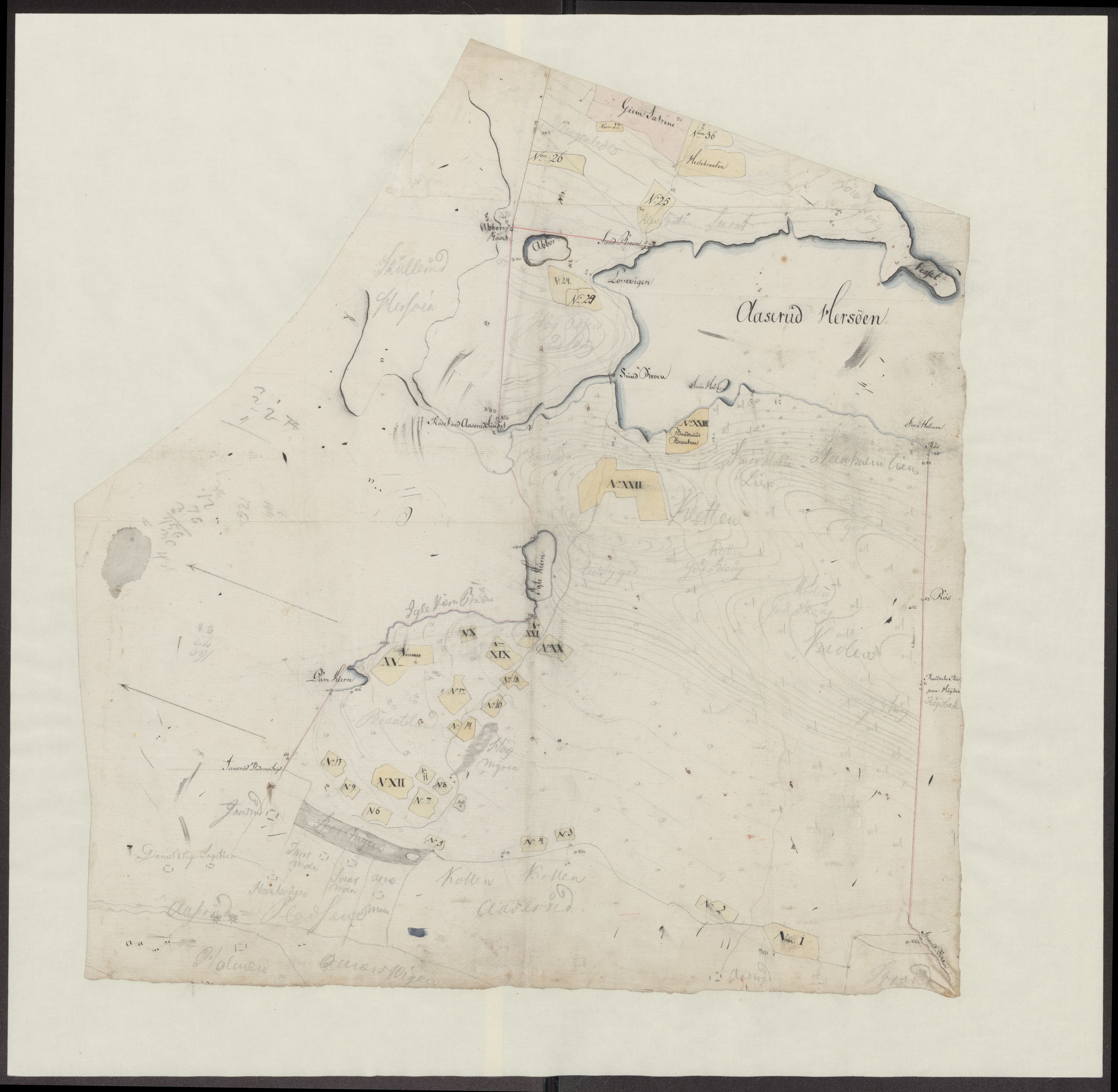 Kartsamlingen - Statsarkivet i Hamar, AV/SAH-KART-001/F/Fa/L0001: Kart, 1629-1992, s. 113