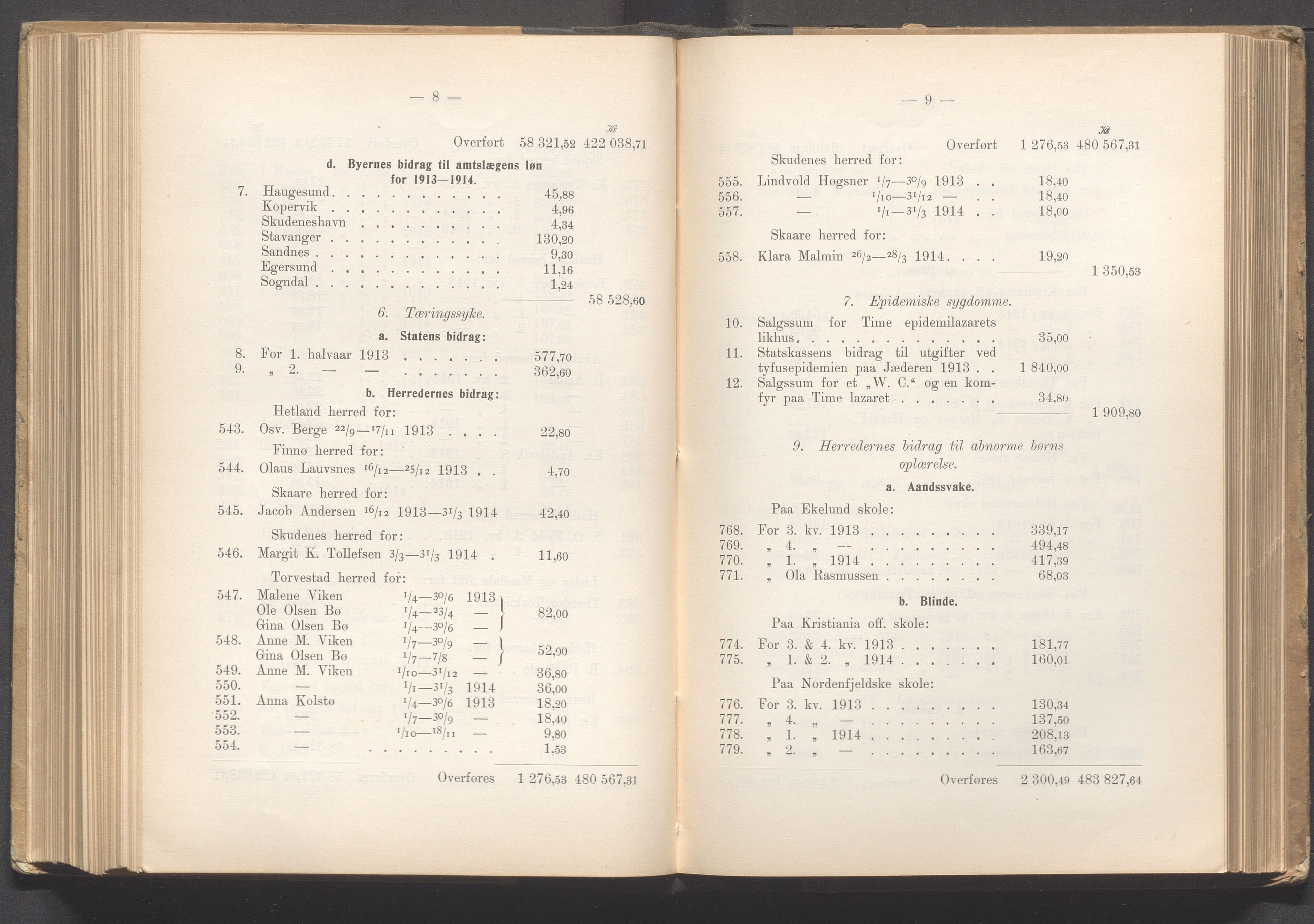 Rogaland fylkeskommune - Fylkesrådmannen , IKAR/A-900/A, 1915, s. 299