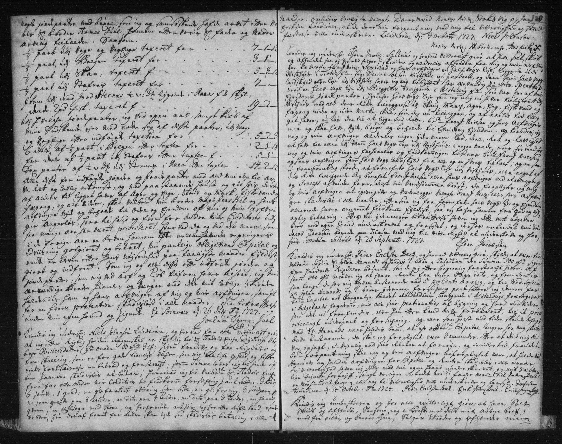 Helgeland sorenskriveri, AV/SAT-A-0004/2/2C/L0001: Pantebok nr. 1a, 1700-1729, s. 110