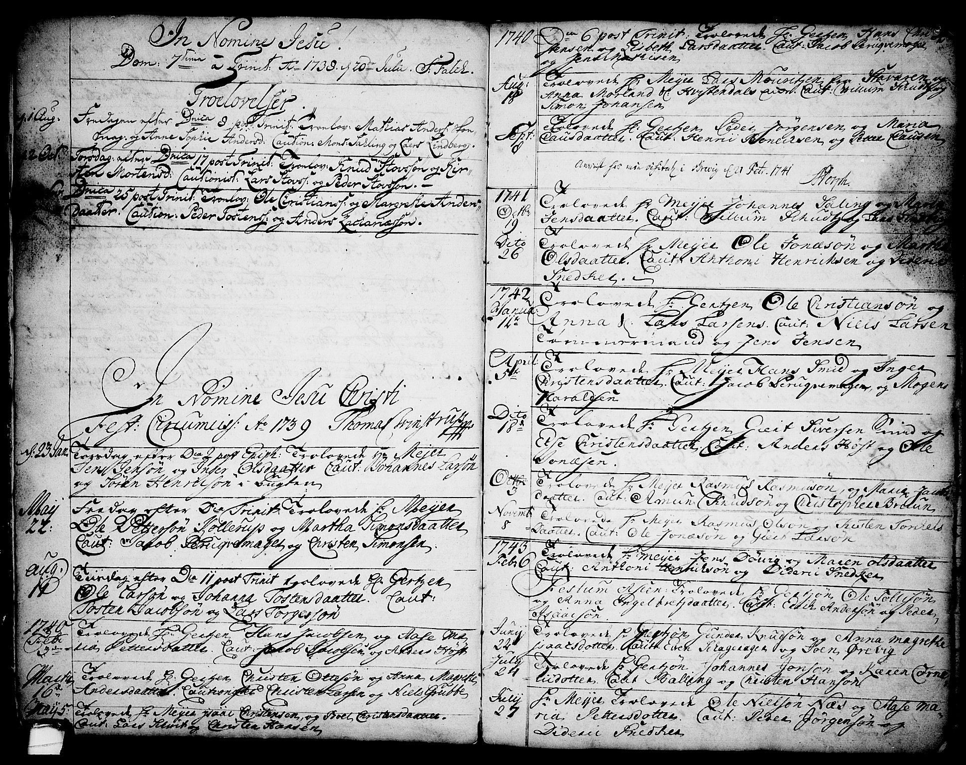 Brevik kirkebøker, AV/SAKO-A-255/F/Fa/L0002: Ministerialbok nr. 2, 1720-1764, s. 4