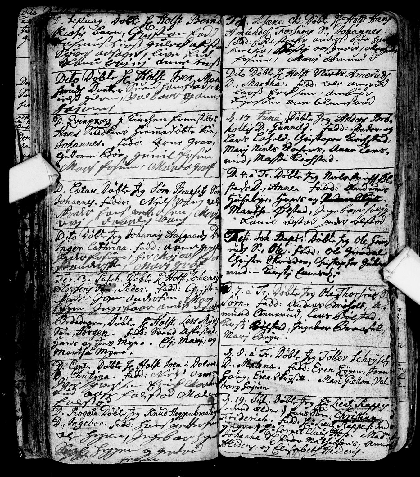Røyken kirkebøker, SAKO/A-241/F/Fa/L0001: Ministerialbok nr. 1, 1701-1730, s. 43