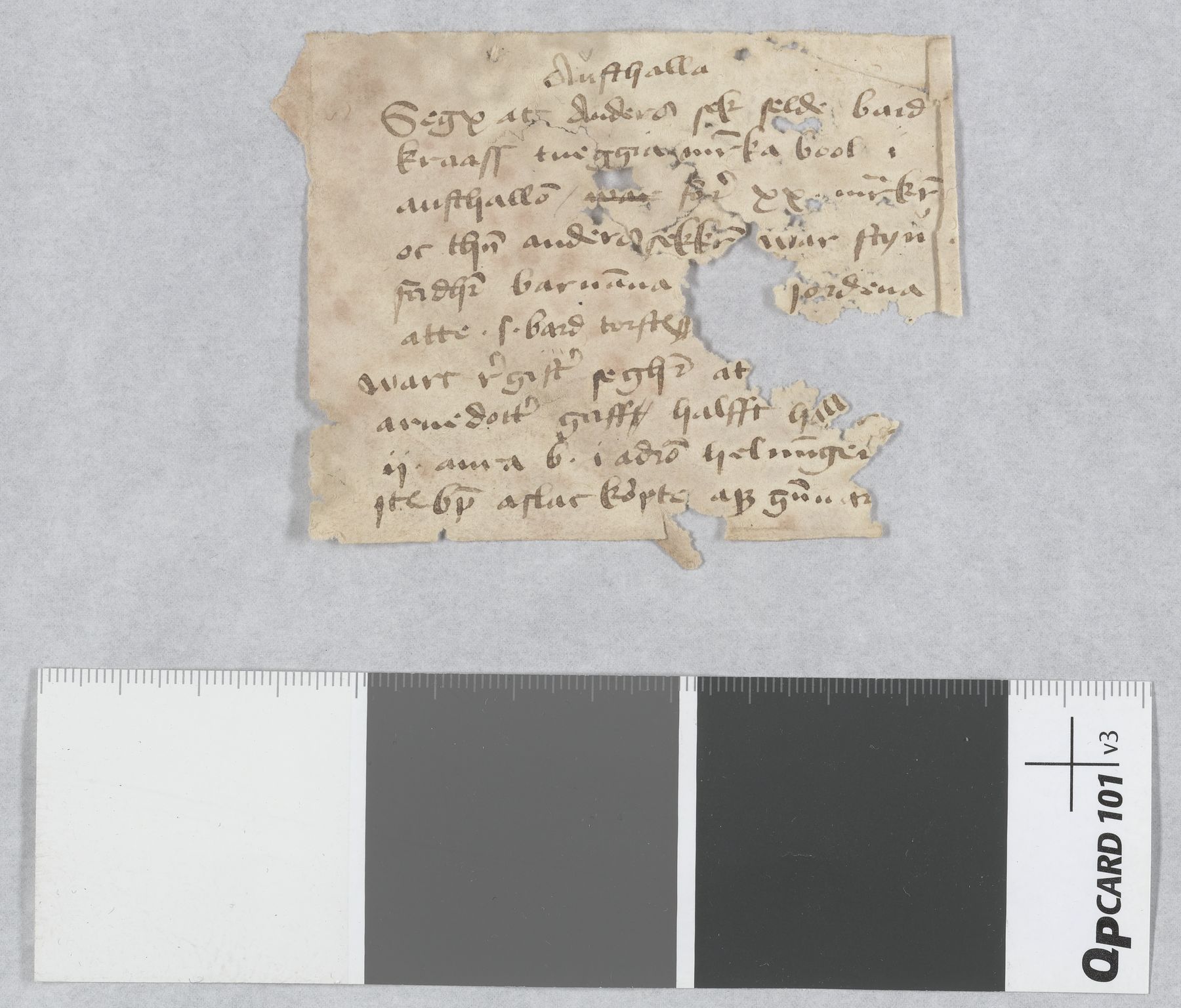 Riksarkivets diplomsamling, AV/RA-EA-5965/F13/F13b/L0013: NRA dipl. München papir, nr. 4292 Aslak Bolts jordebok., 1430-1439