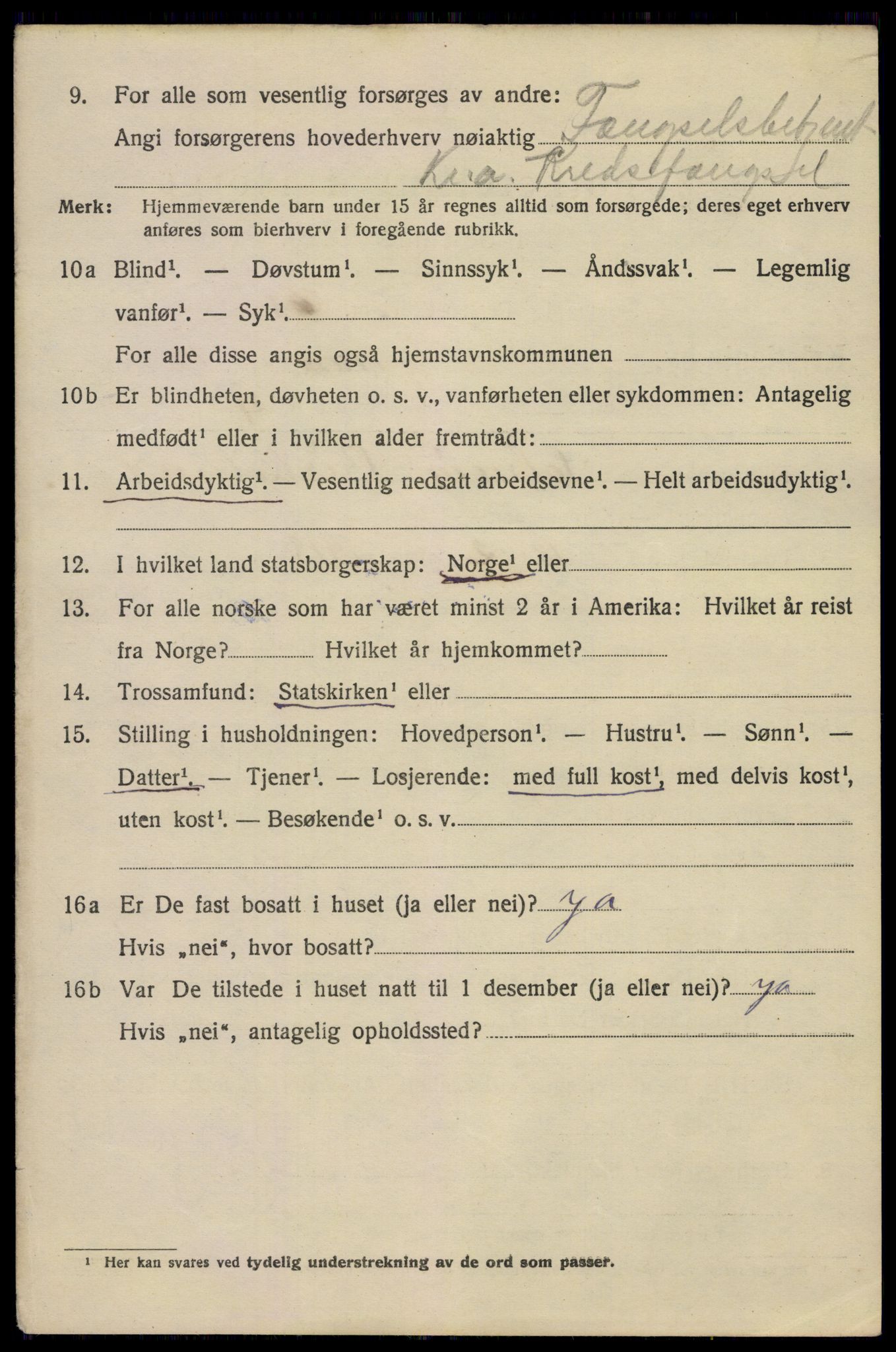 SAO, Folketelling 1920 for 0301 Kristiania kjøpstad, 1920, s. 397466