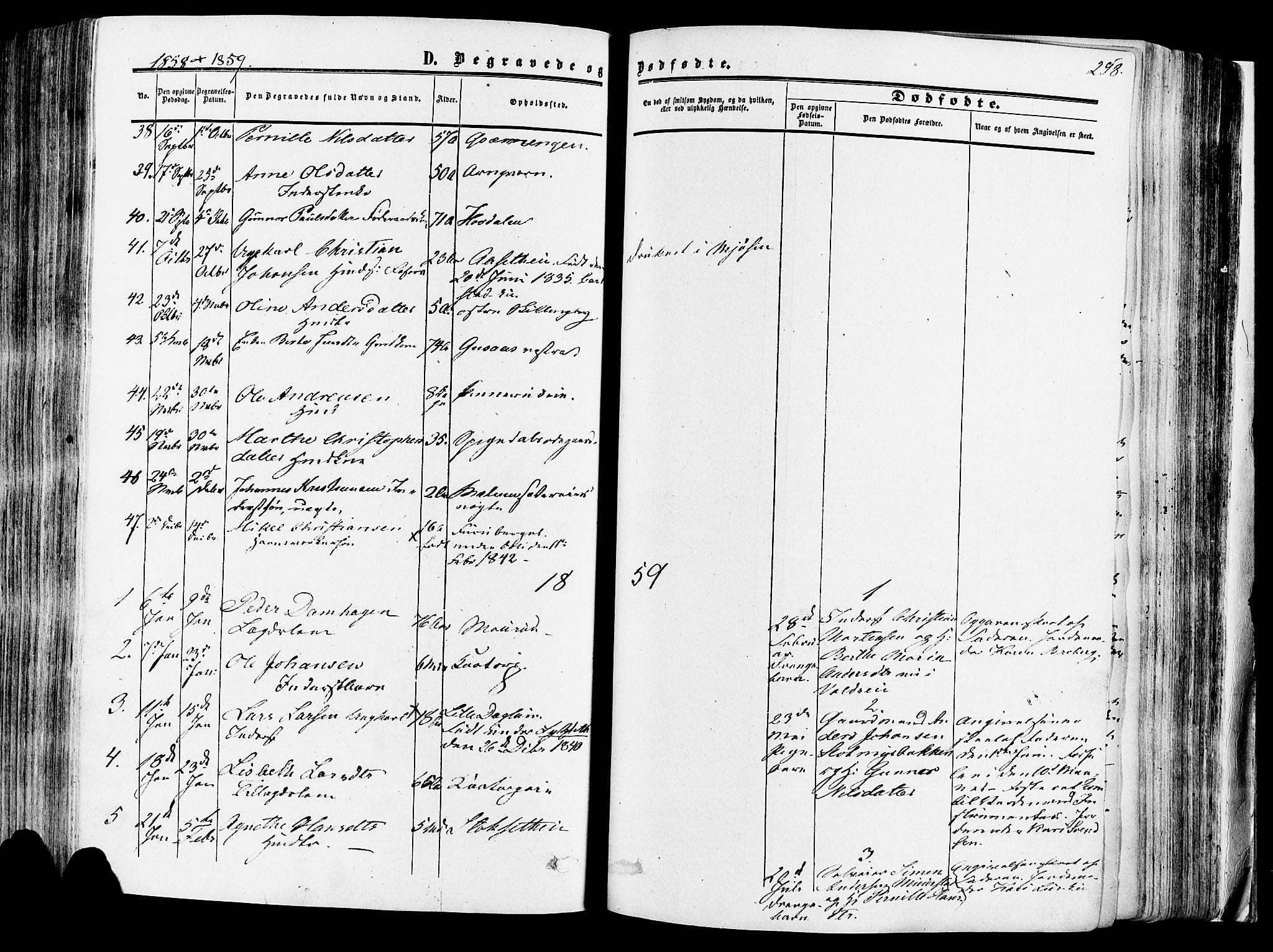 Vang prestekontor, Hedmark, AV/SAH-PREST-008/H/Ha/Haa/L0013: Ministerialbok nr. 13, 1855-1879, s. 298