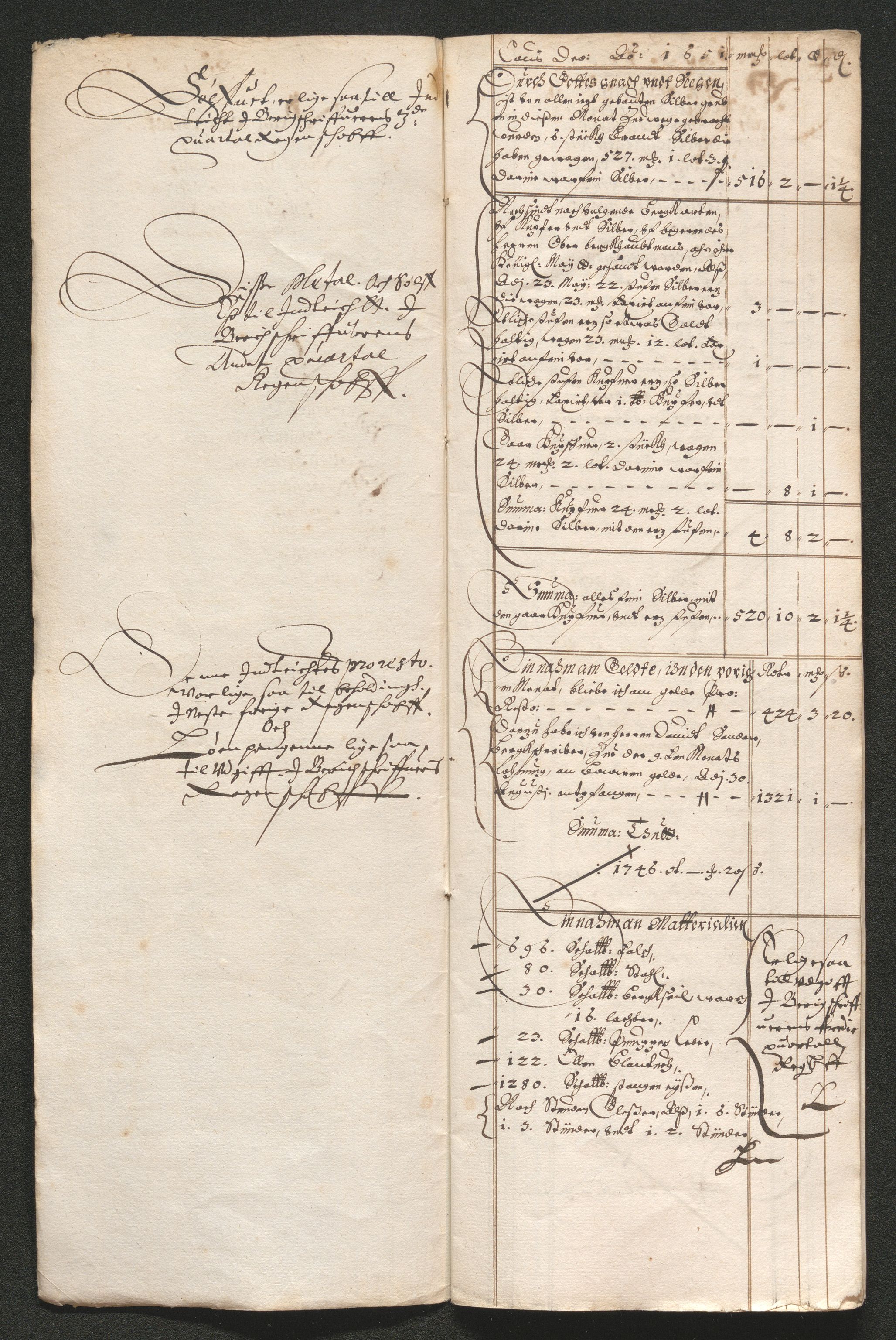 Kongsberg Sølvverk 1623-1816, AV/SAKO-EA-3135/001/D/Dc/Dcd/L0034: Utgiftsregnskap for gruver m.m. , 1651-1659, s. 103