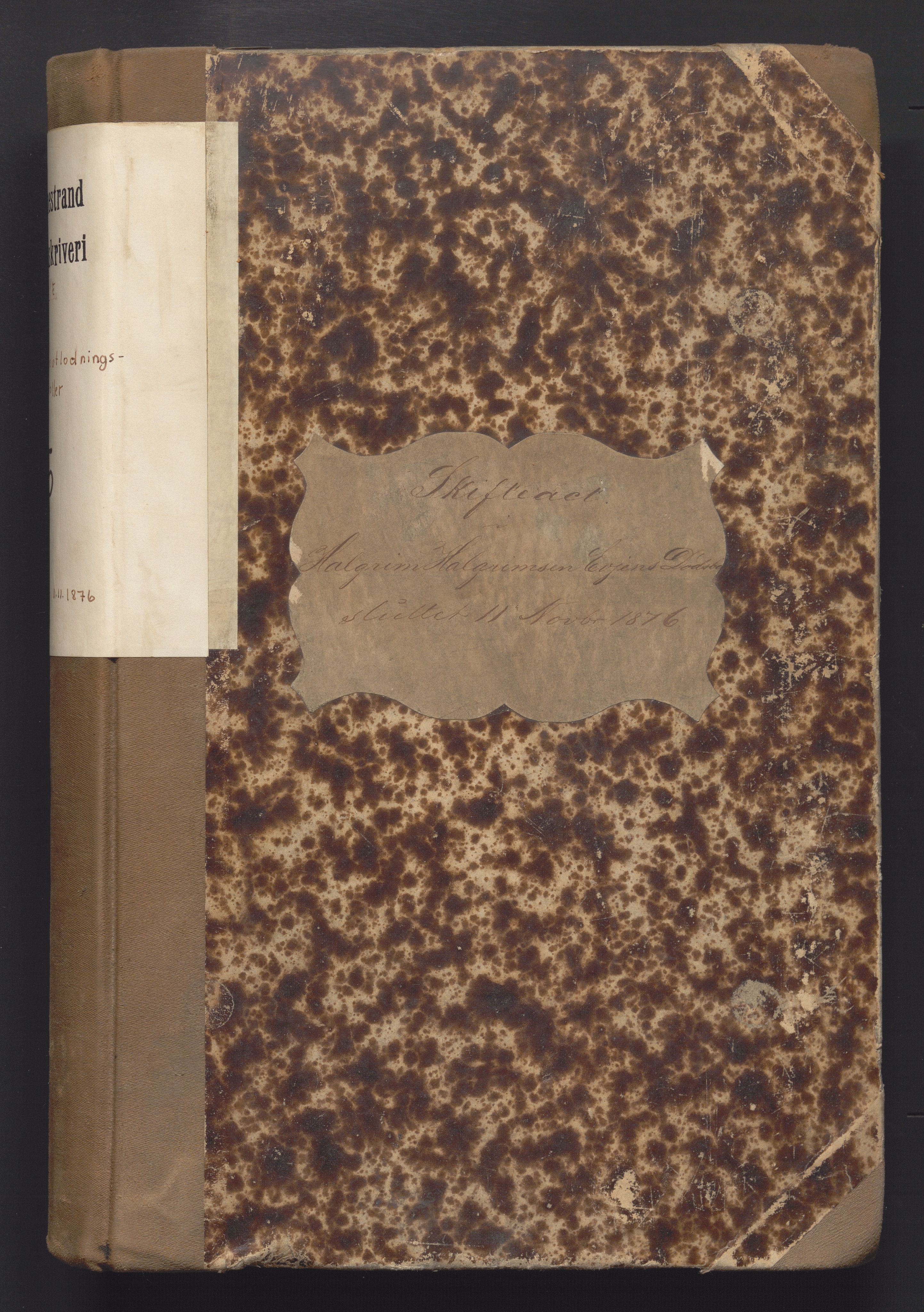 Nordre Jarlsberg sorenskriveri, SAKO/A-80/H/Hf/L0005: Skifteutlodningsprotokoll, 1873-1876