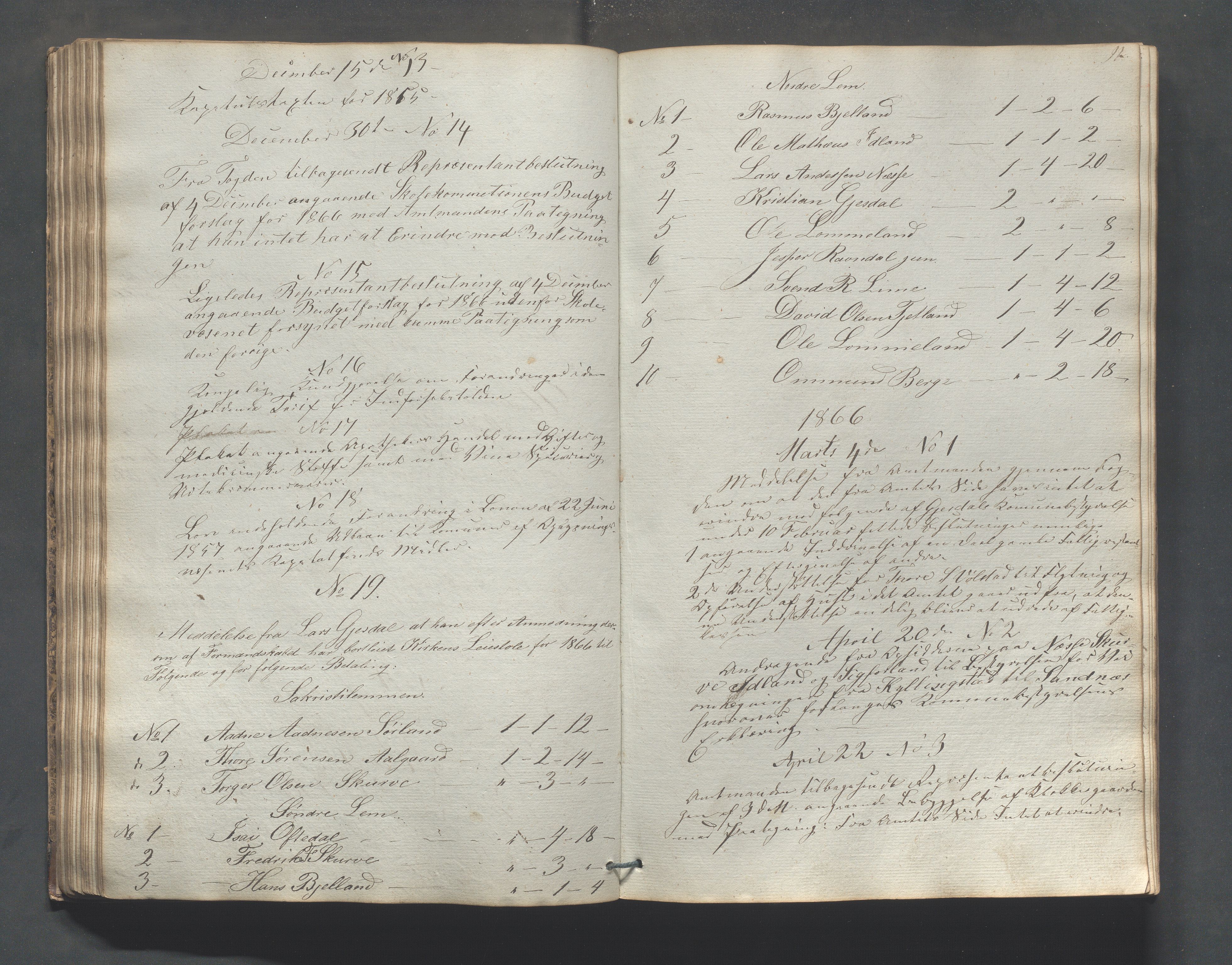 Gjesdal kommune - Formannskapet, IKAR/K-101383/C/Ca/L0001: Brevjournal, 1837-1880, s. 92
