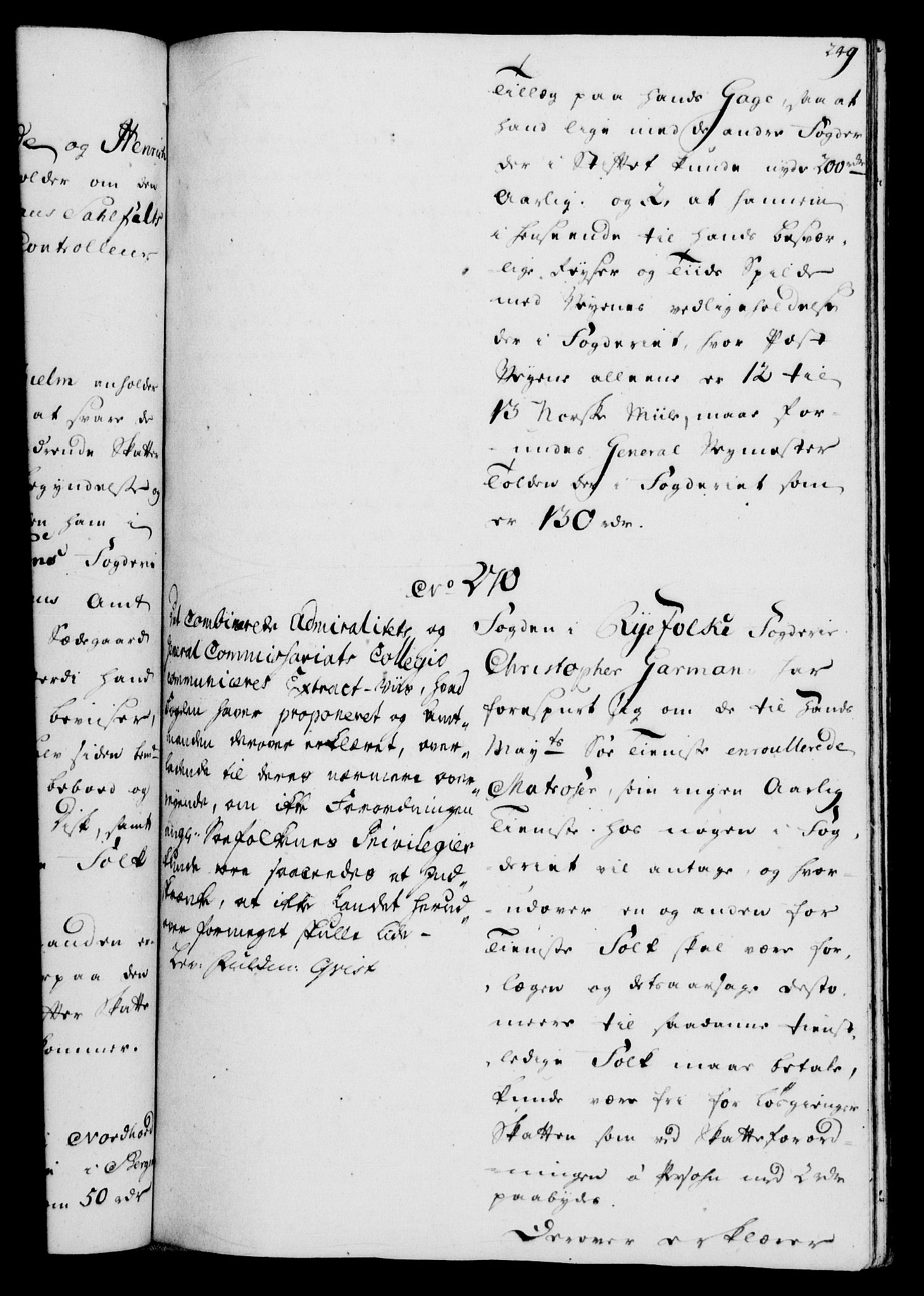 Rentekammeret, Kammerkanselliet, RA/EA-3111/G/Gh/Gha/L0031: Norsk ekstraktmemorialprotokoll (merket RK 53.76), 1751-1753, s. 249