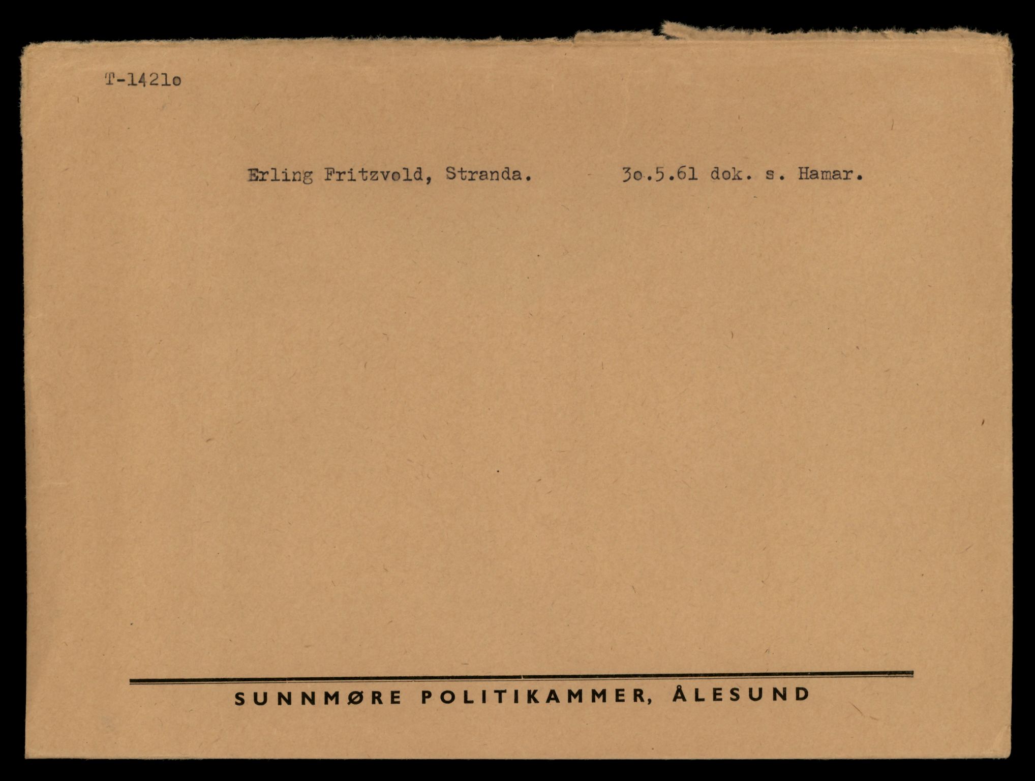Møre og Romsdal vegkontor - Ålesund trafikkstasjon, AV/SAT-A-4099/F/Fe/L0044: Registreringskort for kjøretøy T 14205 - T 14319, 1927-1998, s. 175