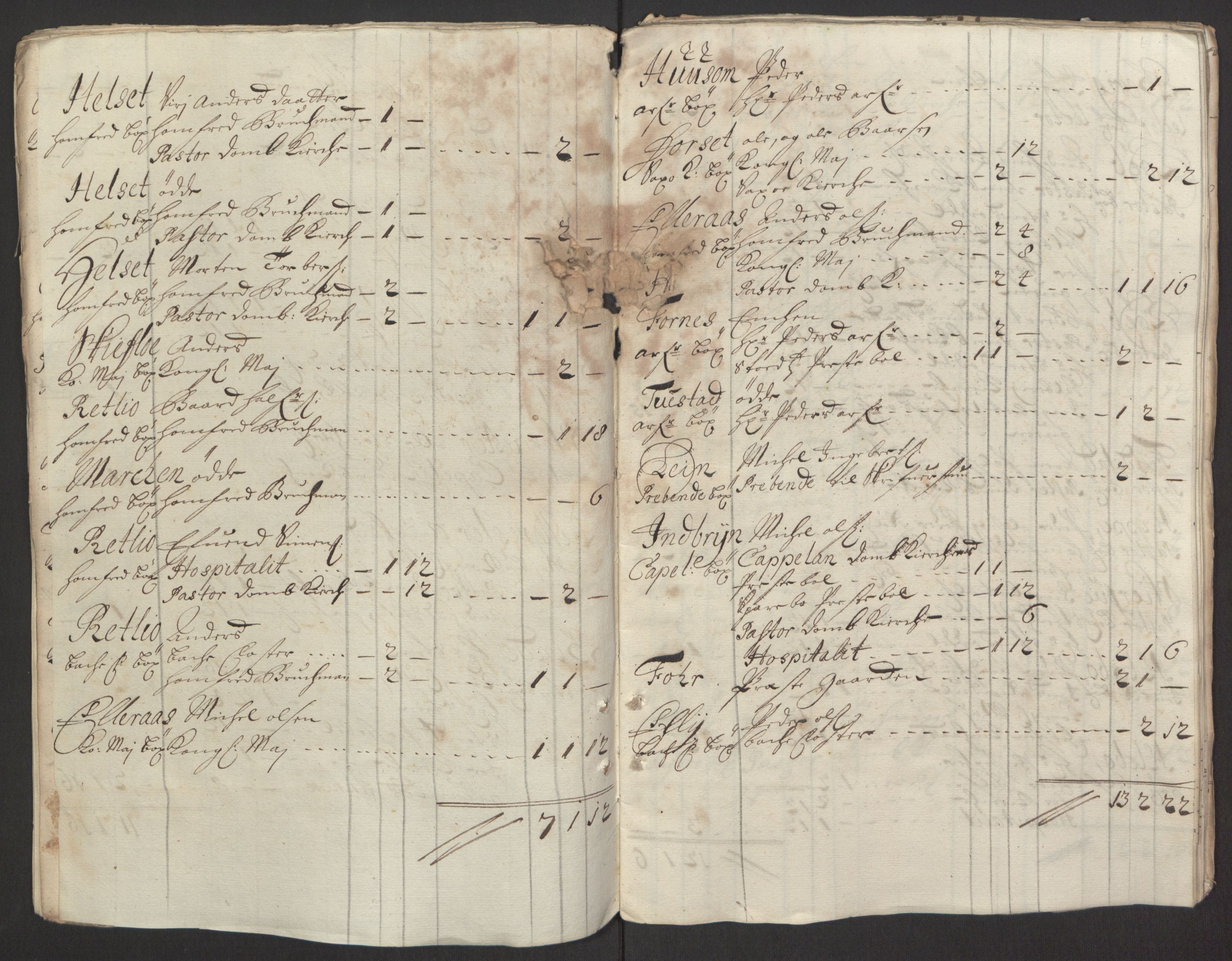 Rentekammeret inntil 1814, Reviderte regnskaper, Fogderegnskap, AV/RA-EA-4092/R63/L4308: Fogderegnskap Inderøy, 1692-1694, s. 27