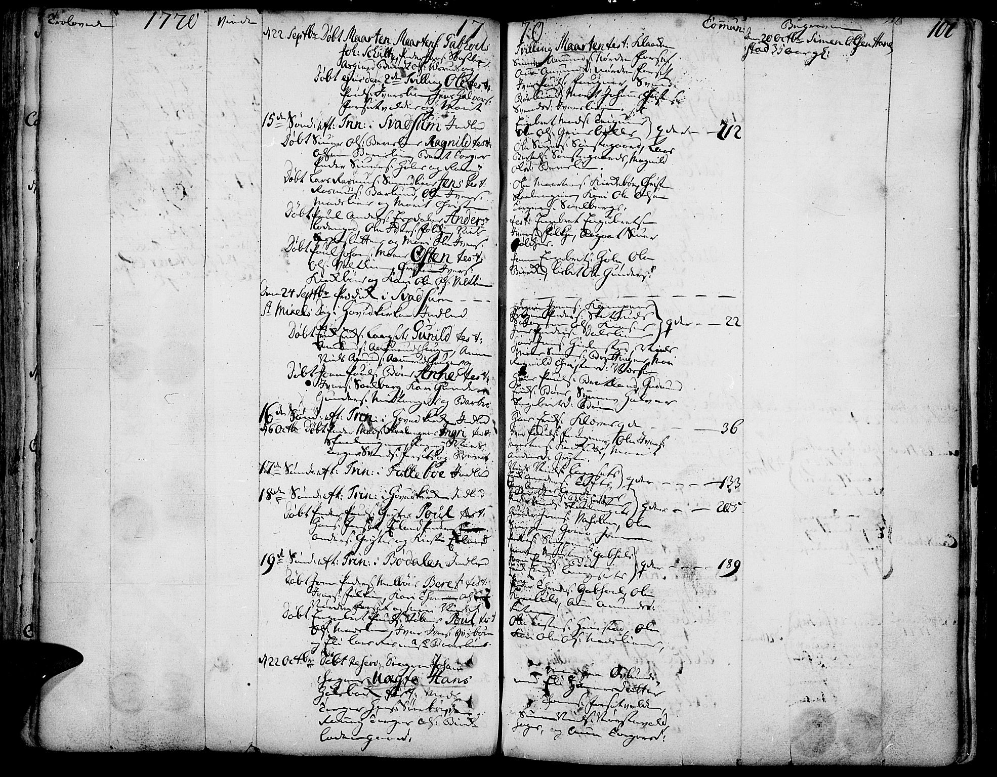Gausdal prestekontor, AV/SAH-PREST-090/H/Ha/Haa/L0003: Ministerialbok nr. 3, 1758-1809, s. 101
