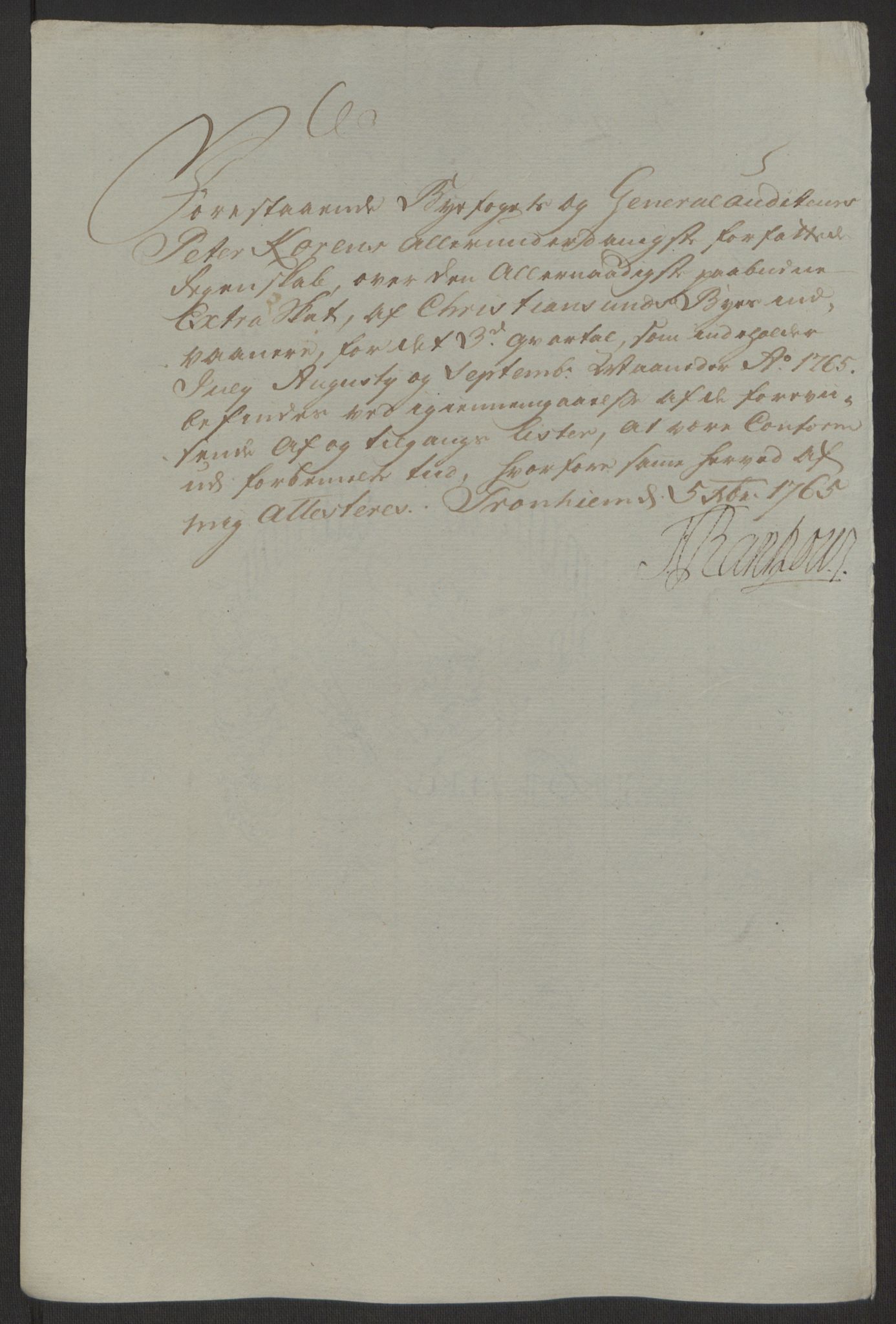 Rentekammeret inntil 1814, Reviderte regnskaper, Byregnskaper, RA/EA-4066/R/Rr/L0495/0004: [R1] Kontribusjonsregnskap / Ekstraskatt, 1762-1772, s. 78