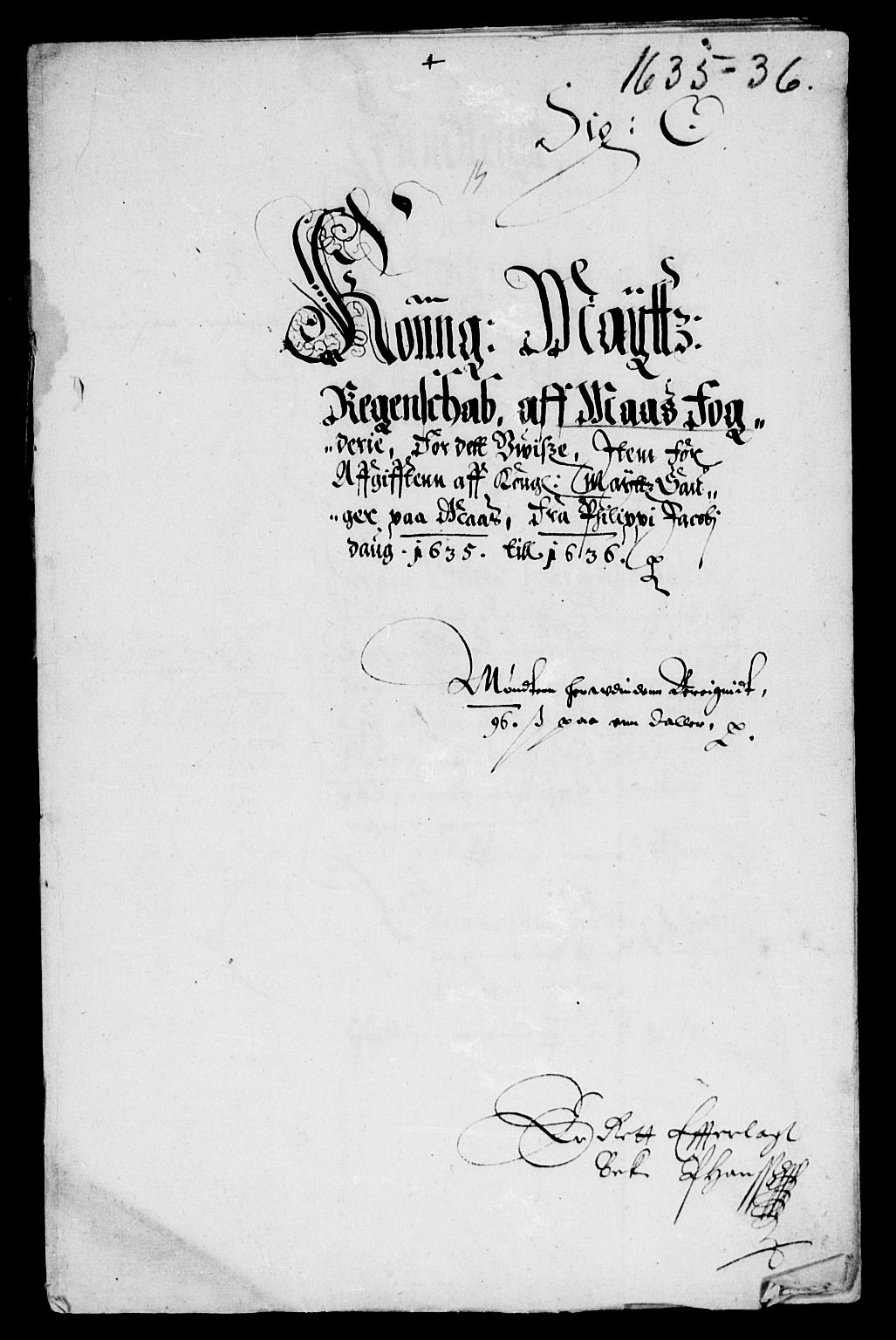 Rentekammeret inntil 1814, Reviderte regnskaper, Lensregnskaper, RA/EA-5023/R/Rb/Rba/L0123: Akershus len, 1635-1636