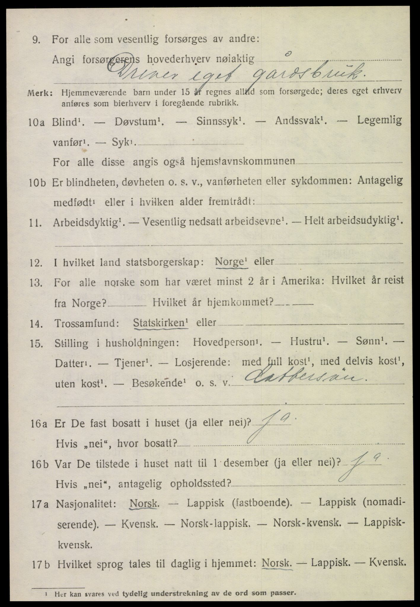 SAT, Folketelling 1920 for 1716 Åsen herred, 1920, s. 1889
