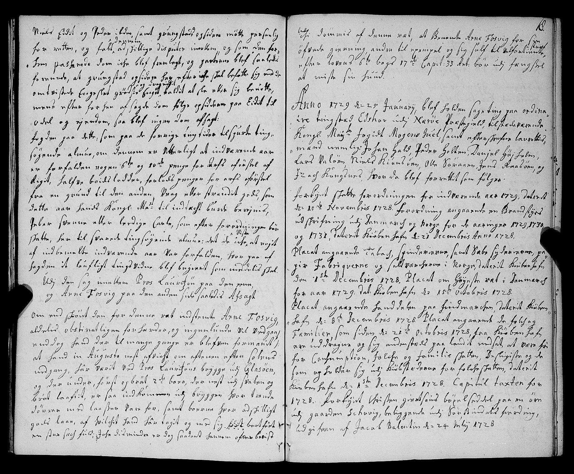 Namdal sorenskriveri, AV/SAT-A-4133/1/1/1A/L0005: Tingbok, 1728-1734, s. 17b-18a