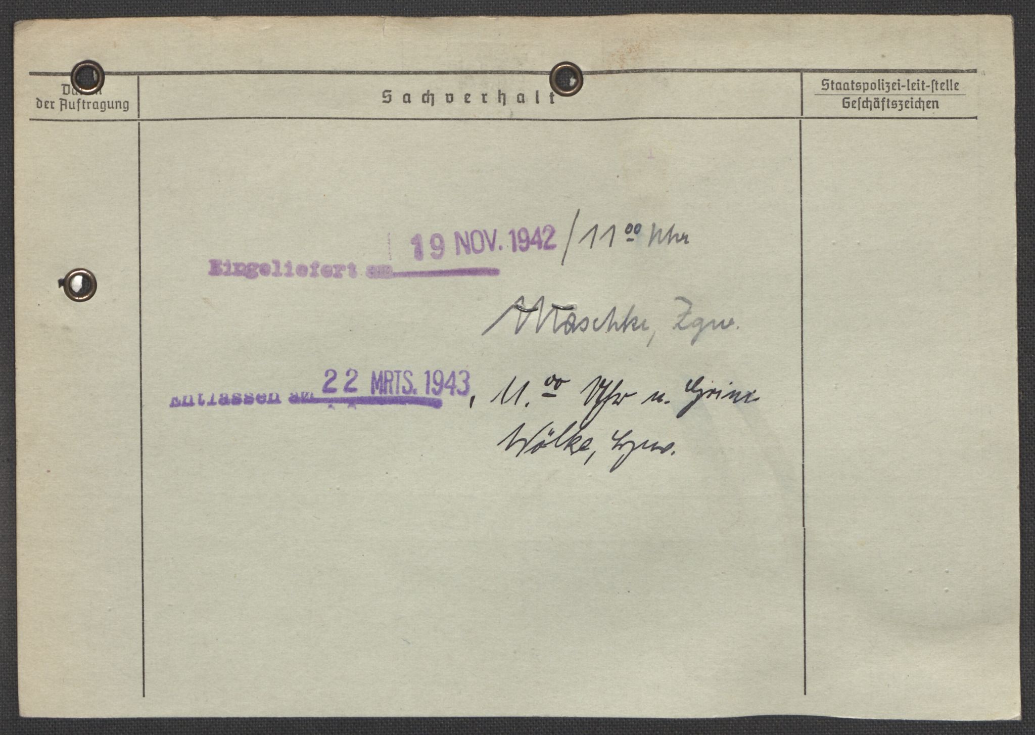 Befehlshaber der Sicherheitspolizei und des SD, RA/RAFA-5969/E/Ea/Eaa/L0009: Register over norske fanger i Møllergata 19: Ru-Sy, 1940-1945, s. 93