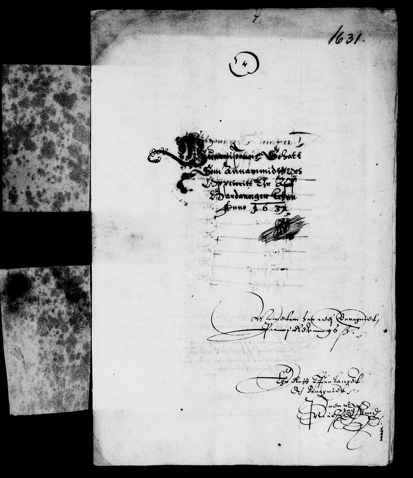 Rentekammeret inntil 1814, Reviderte regnskaper, Lensregnskaper, RA/EA-5023/R/Rb/Rbt/L0060: Bergenhus len, 1631-1633
