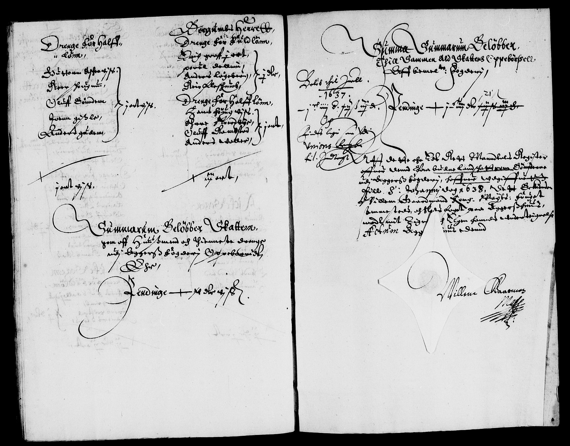 Rentekammeret inntil 1814, Reviderte regnskaper, Lensregnskaper, AV/RA-EA-5023/R/Rb/Rba/L0140: Akershus len, 1638