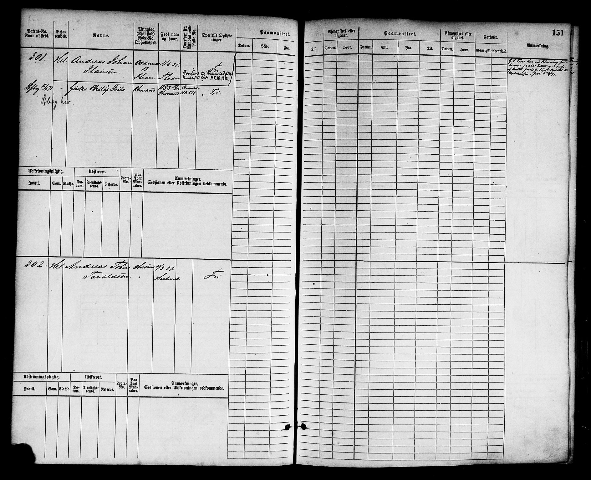 Kristiansand mønstringskrets, SAK/2031-0015/F/Fb/L0003: Hovedrulle nr 1-762, I-10, 1860-1911, s. 162