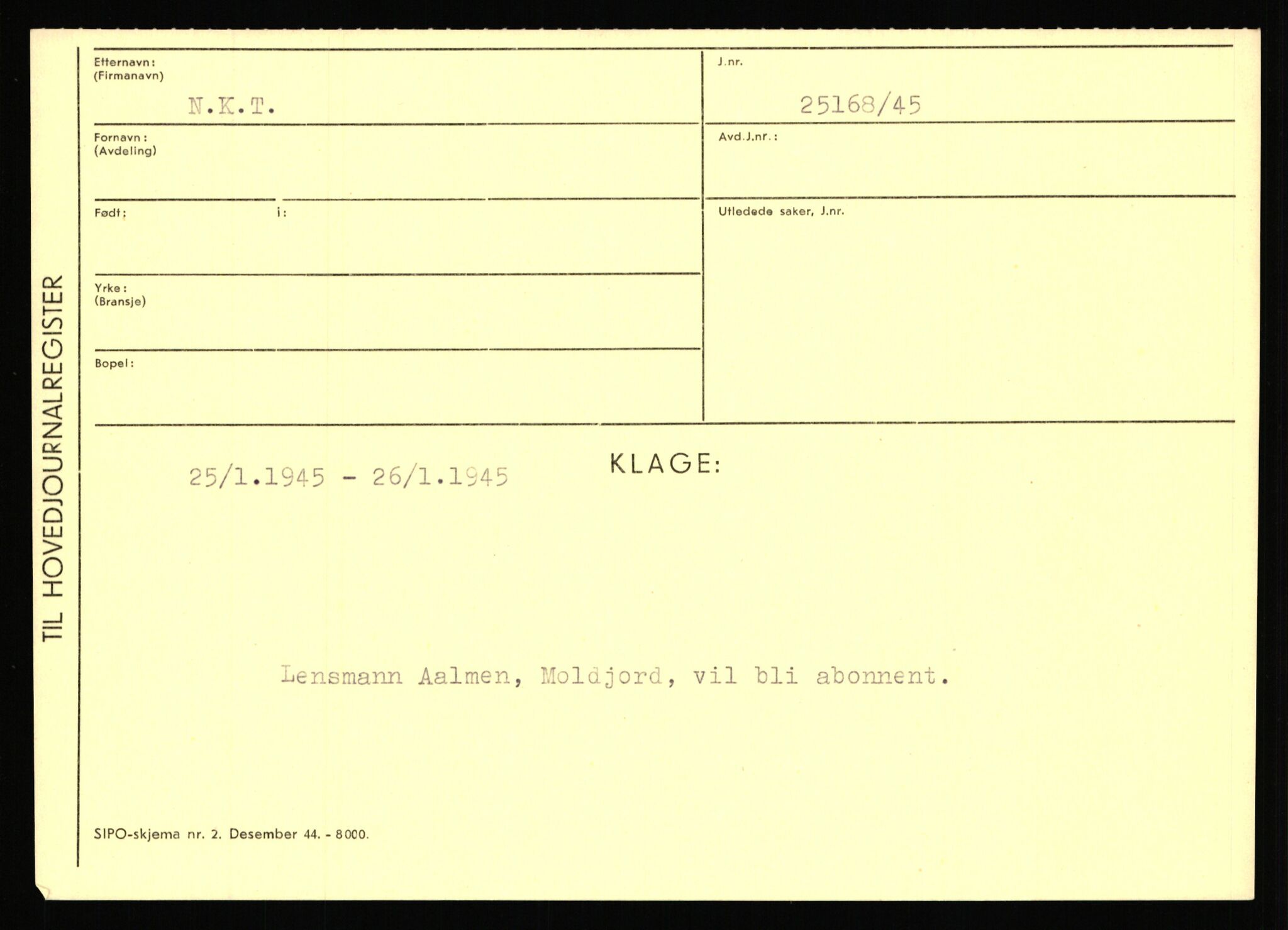 Statspolitiet - Hovedkontoret / Osloavdelingen, AV/RA-S-1329/C/Ca/L0011: Molberg - Nøstvold, 1943-1945, s. 3473