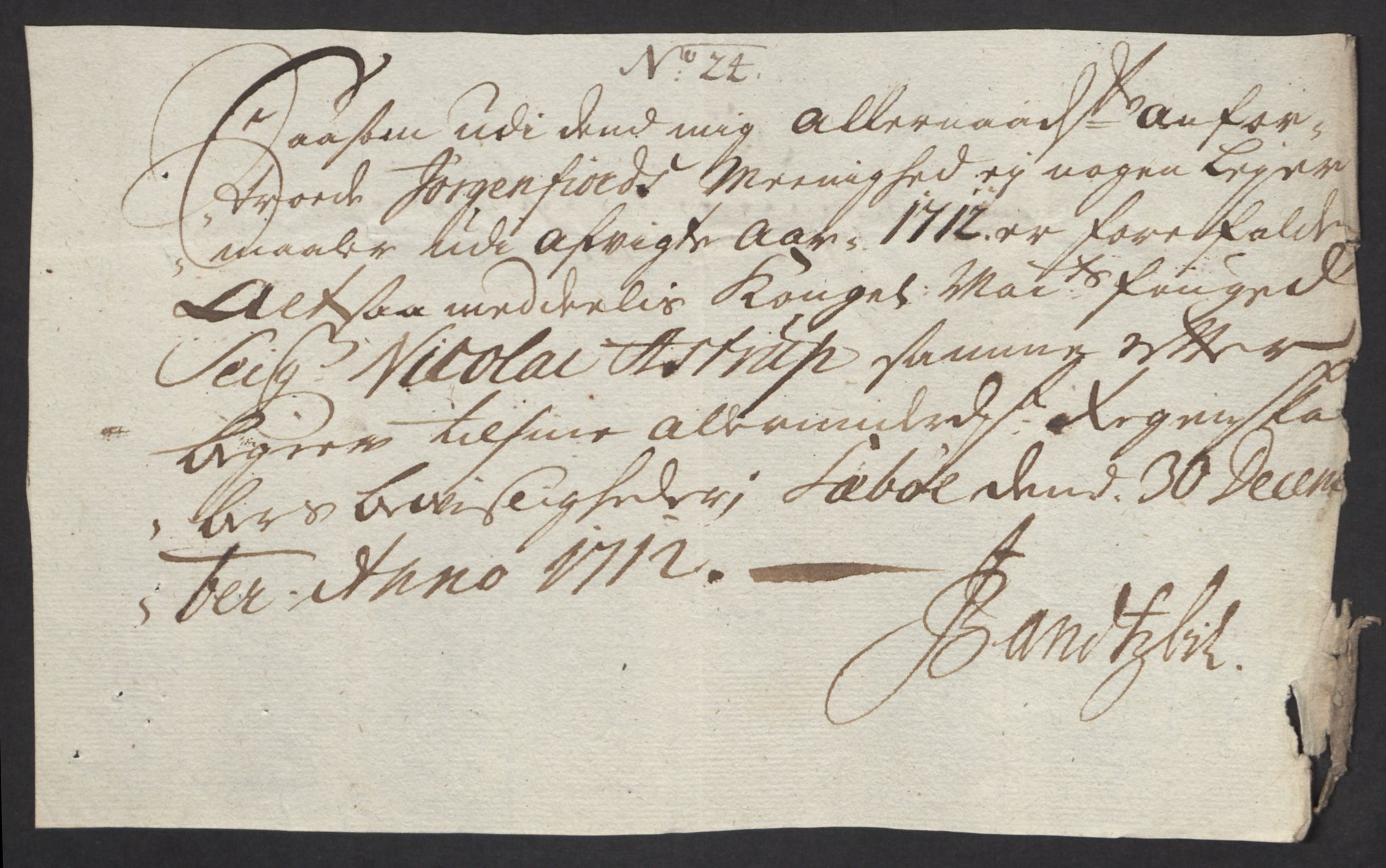 Rentekammeret inntil 1814, Reviderte regnskaper, Fogderegnskap, AV/RA-EA-4092/R54/L3565: Fogderegnskap Sunnmøre, 1712-1713, s. 142