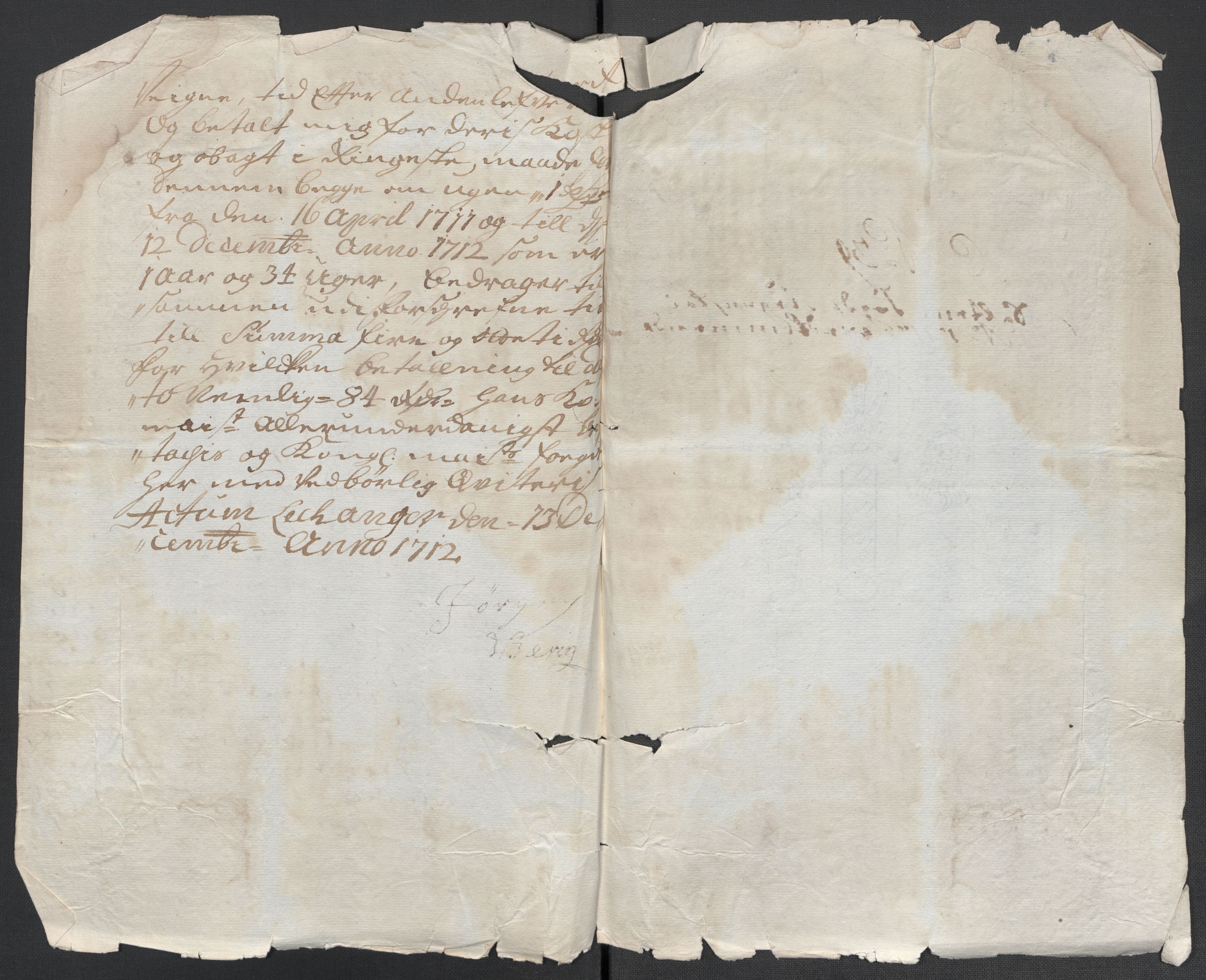 Rentekammeret inntil 1814, Reviderte regnskaper, Fogderegnskap, AV/RA-EA-4092/R66/L4582: Fogderegnskap Salten, 1711-1712, s. 446