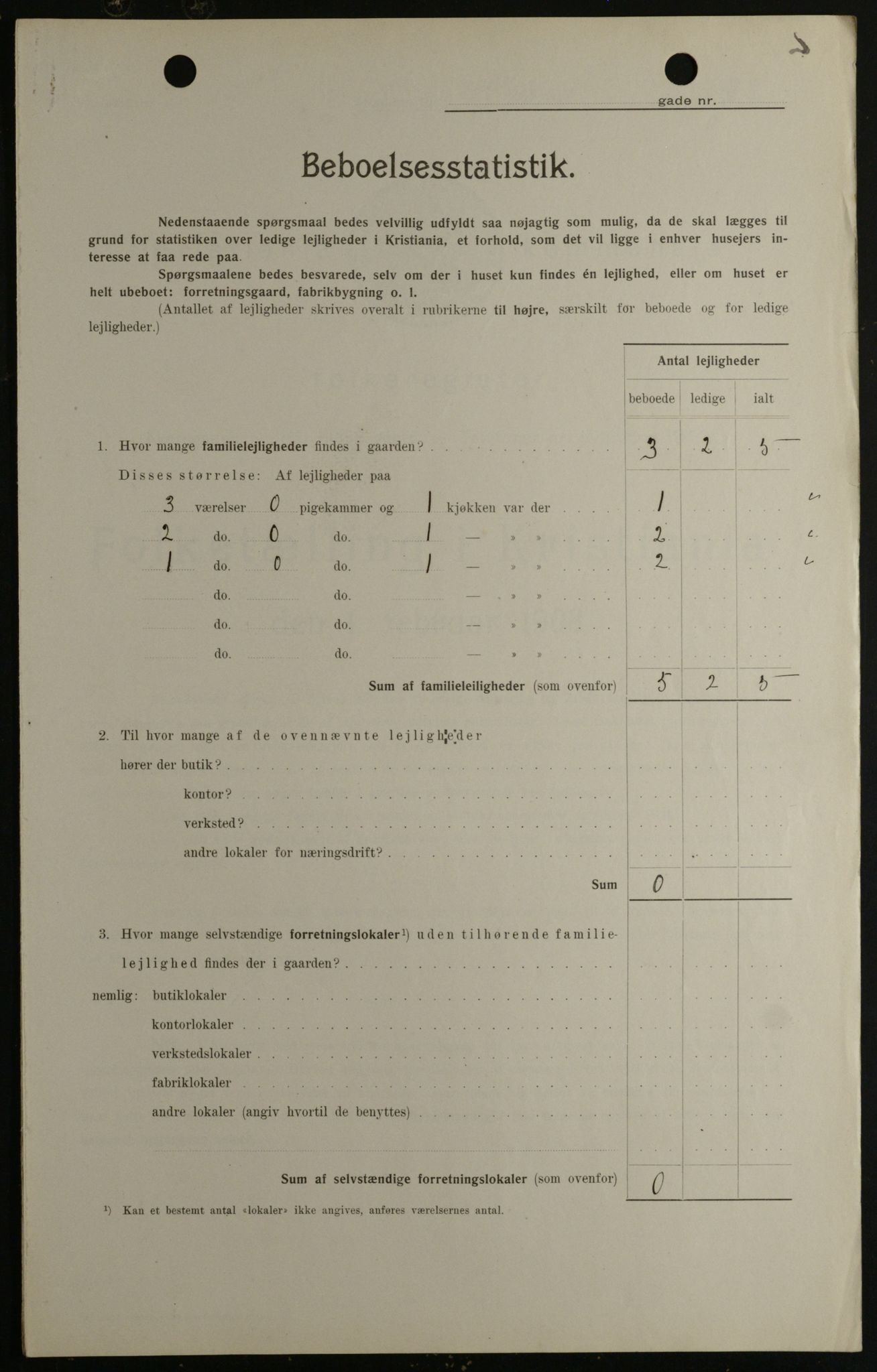 OBA, Kommunal folketelling 1.2.1908 for Kristiania kjøpstad, 1908, s. 93252