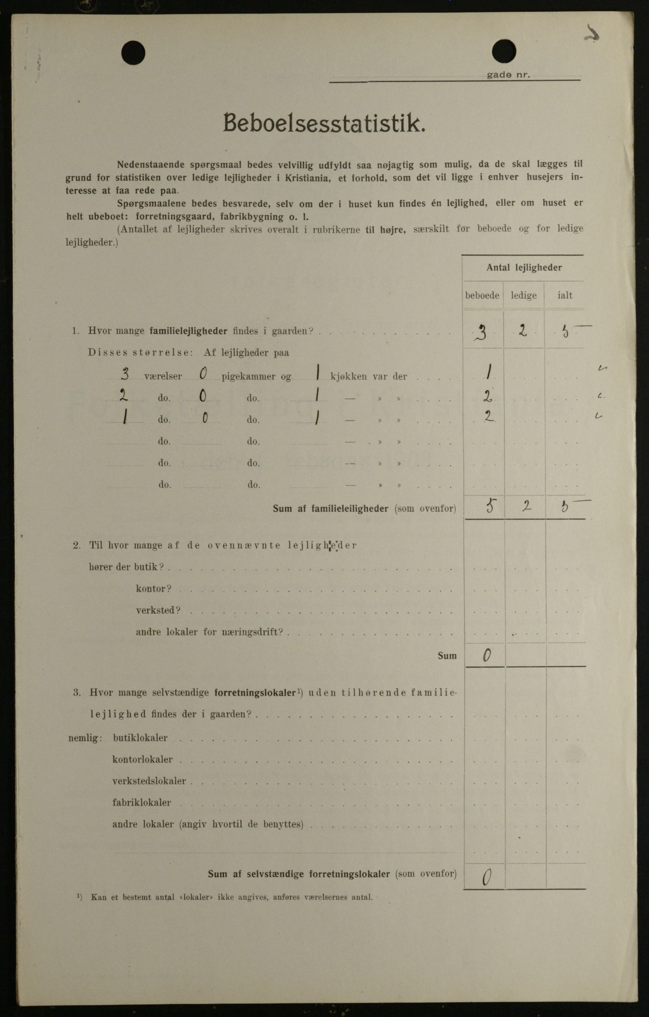 OBA, Kommunal folketelling 1.2.1908 for Kristiania kjøpstad, 1908, s. 93252